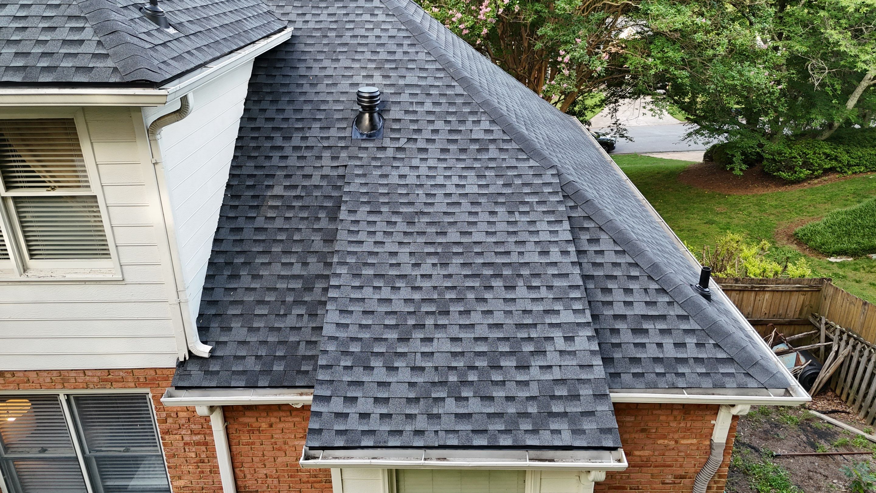 Roswell, GA Roof Replacement, GAF Timberline HDZ Charcoal Black by Reset Roofing