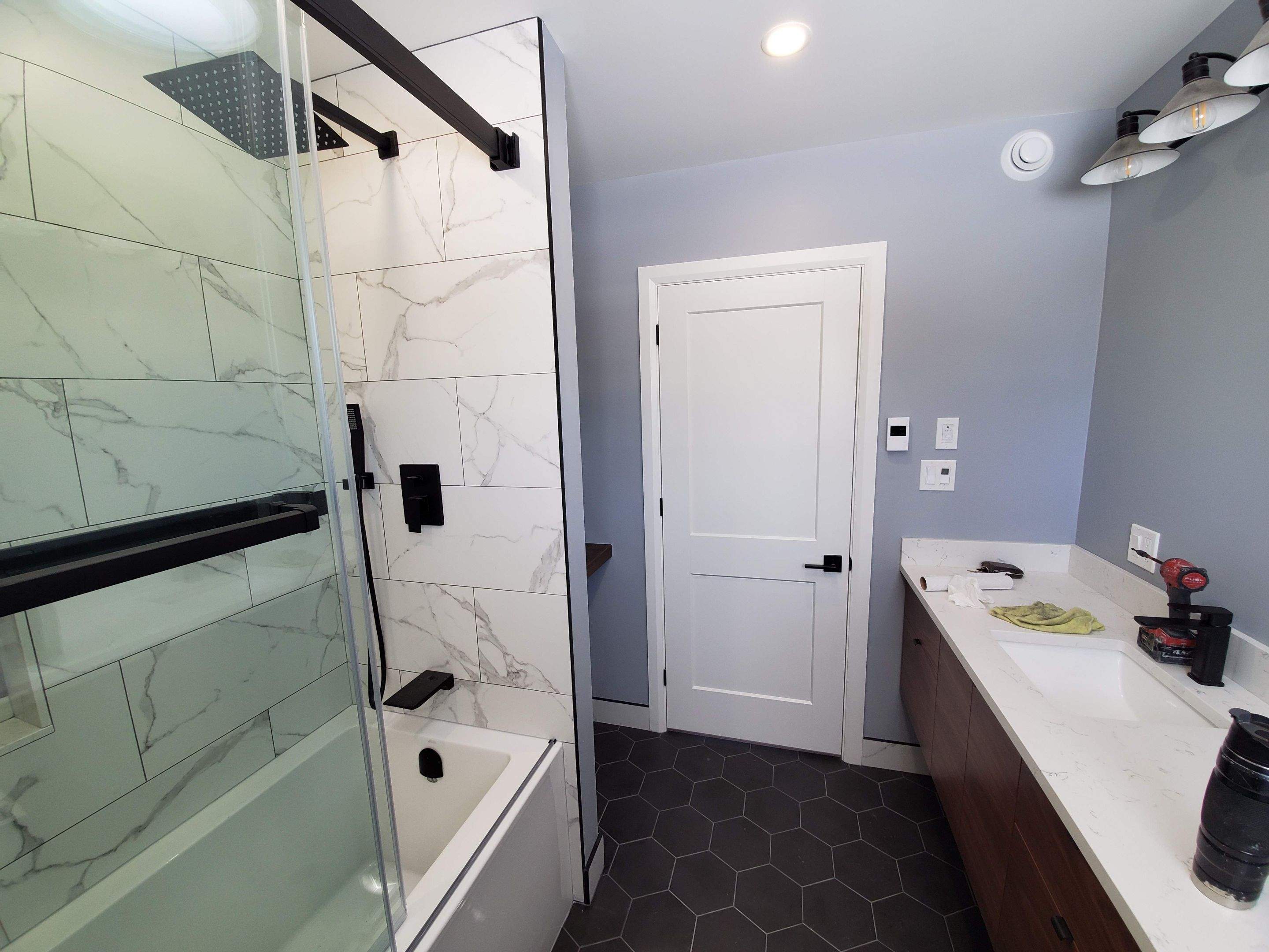 Bathroom by Impact Construction Sudbury