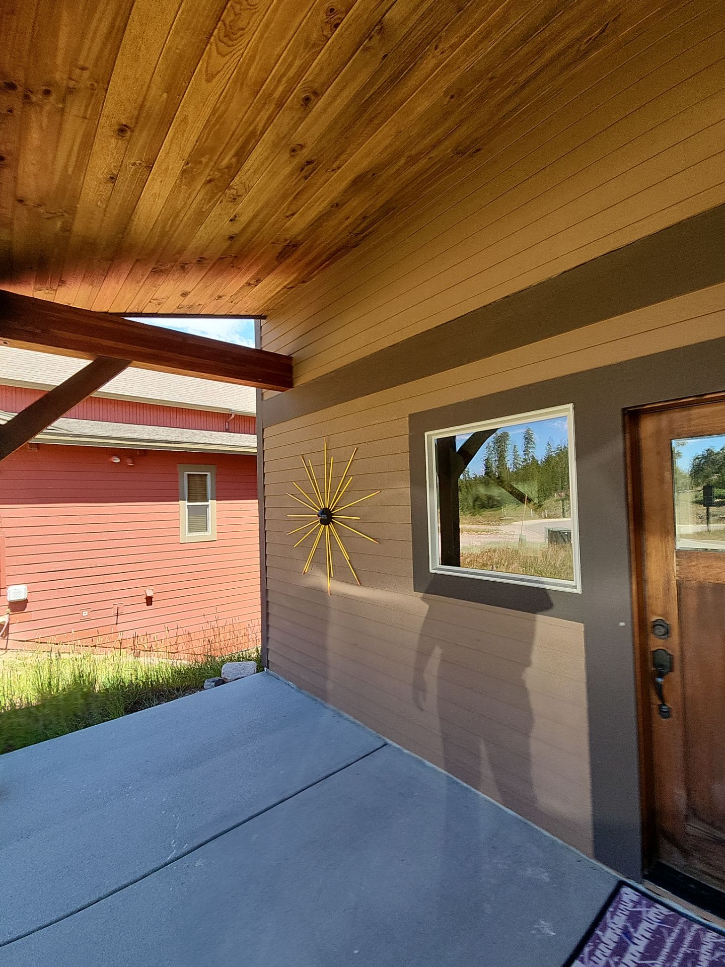 Exterior Painting Using Stain by Wheatley Creek Services