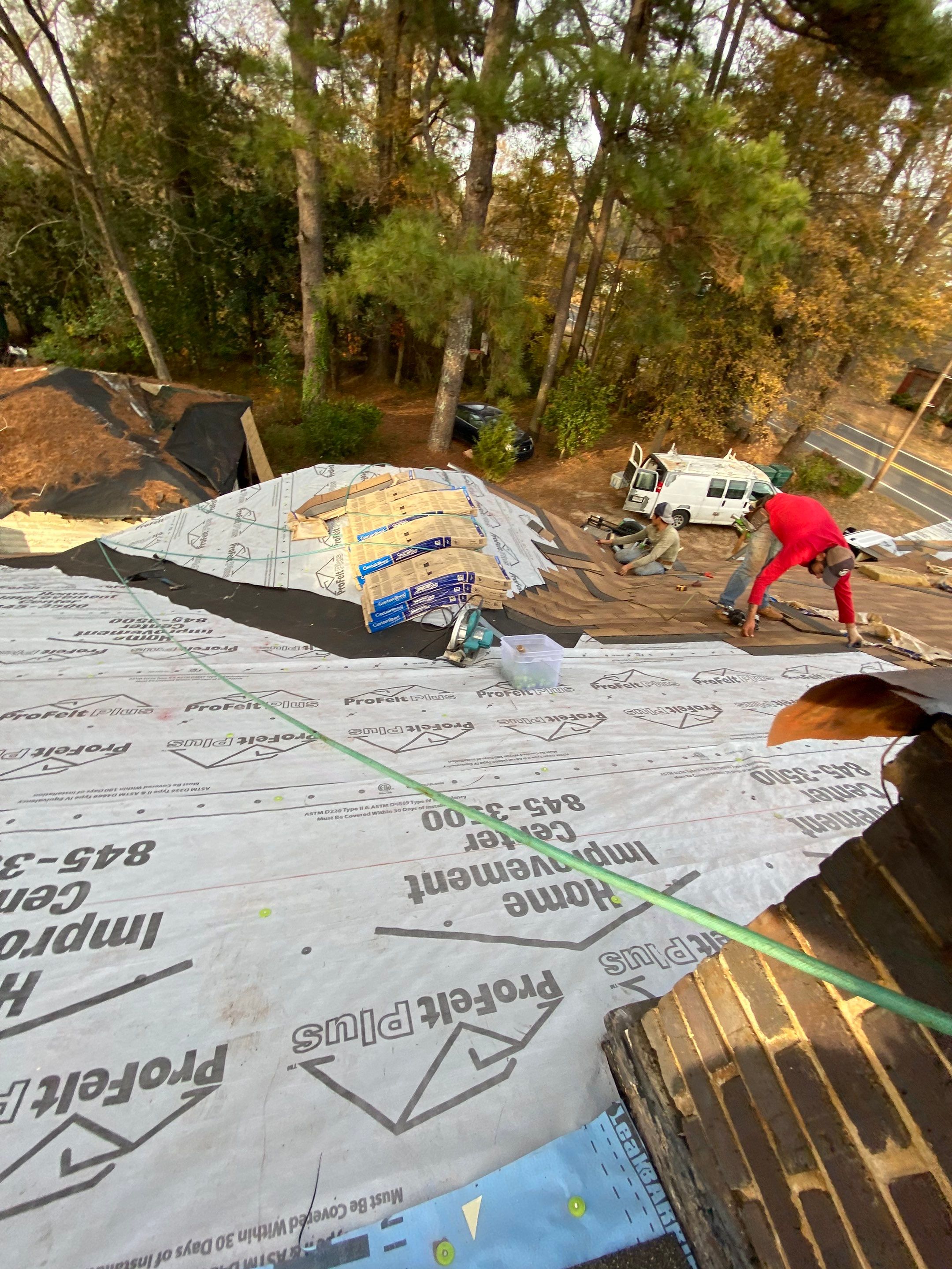 Residential Shingle Reroof using CertainTeed XT25: Resawn Shake by Hostetler Roofing