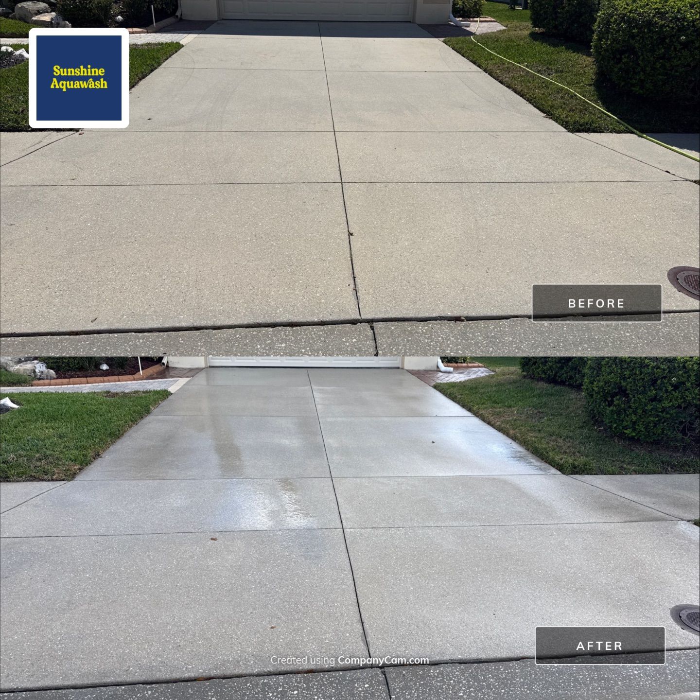 Painted Pool Deck, Pool Cage & Exterior Surface Cleaning in Creekwood – Bradenton, FL by Sunshine AquaWash
