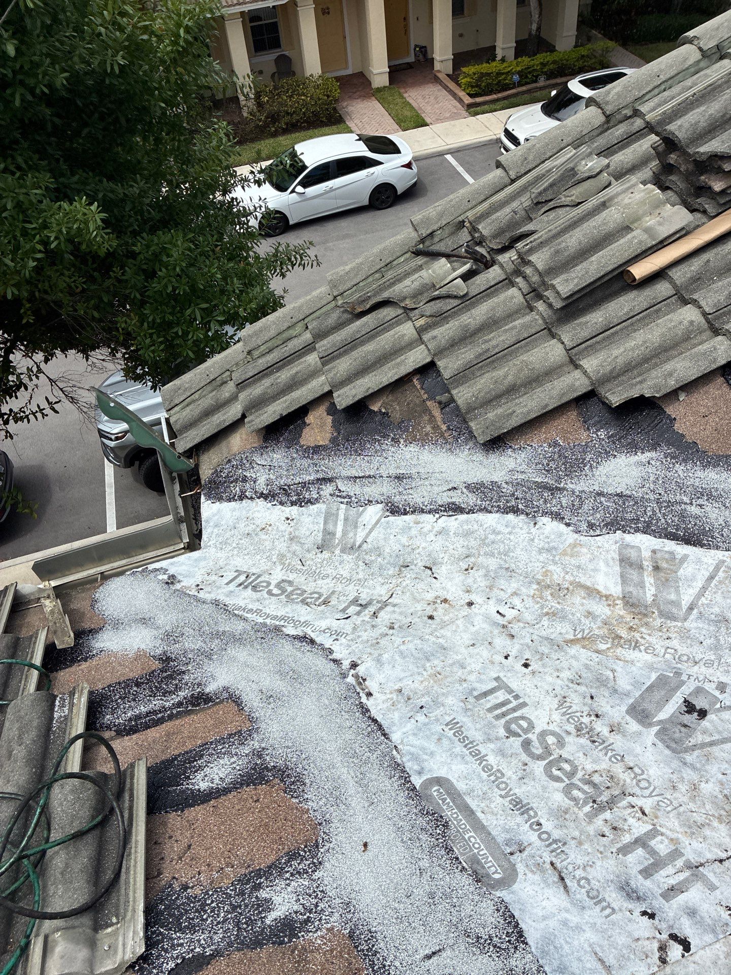 Concrete Tile Roof Leak Repair and Decking Replacement in Boca Raton by Aastro Roofing