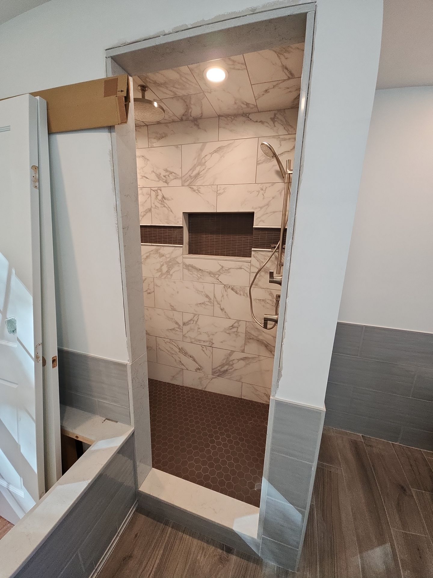 Frameless Steam Shower Door by Cheshire Glass Company