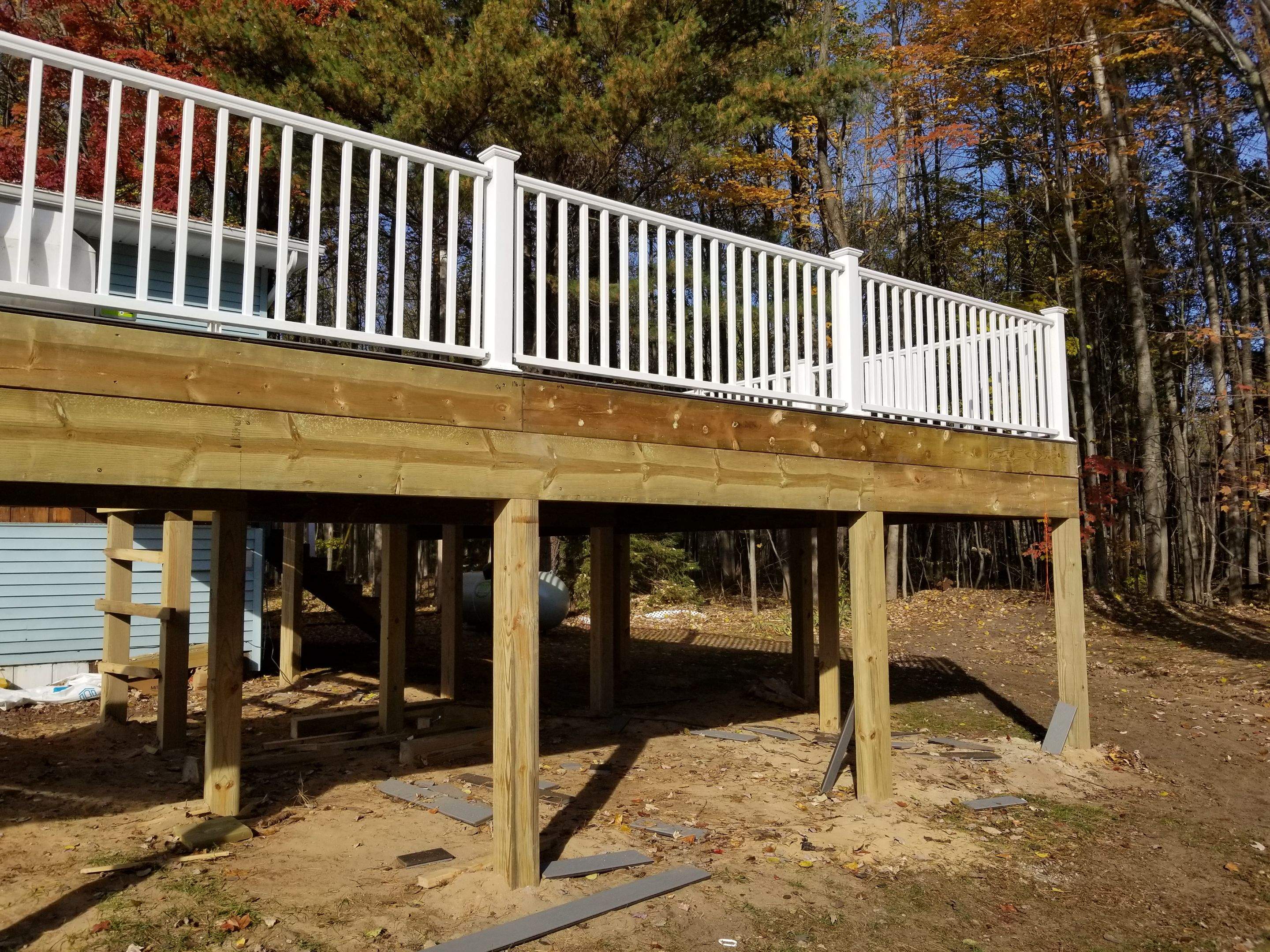 Sunroom and deck addition. by Energy Plus Home Improvements