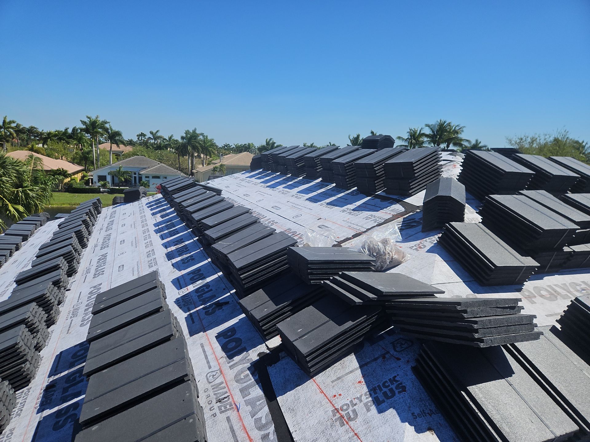 Residential Roofing Installation using WestLake Roofing Tile by BLUES BROTHERS ROOFING