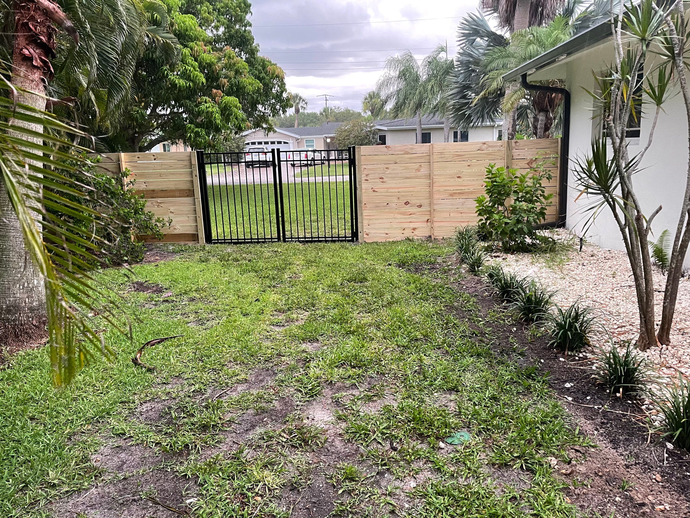 Longboat Key, FL 6ft. Tall Wood Horizontal Privacy Fence by Asap fence and gates, LLC