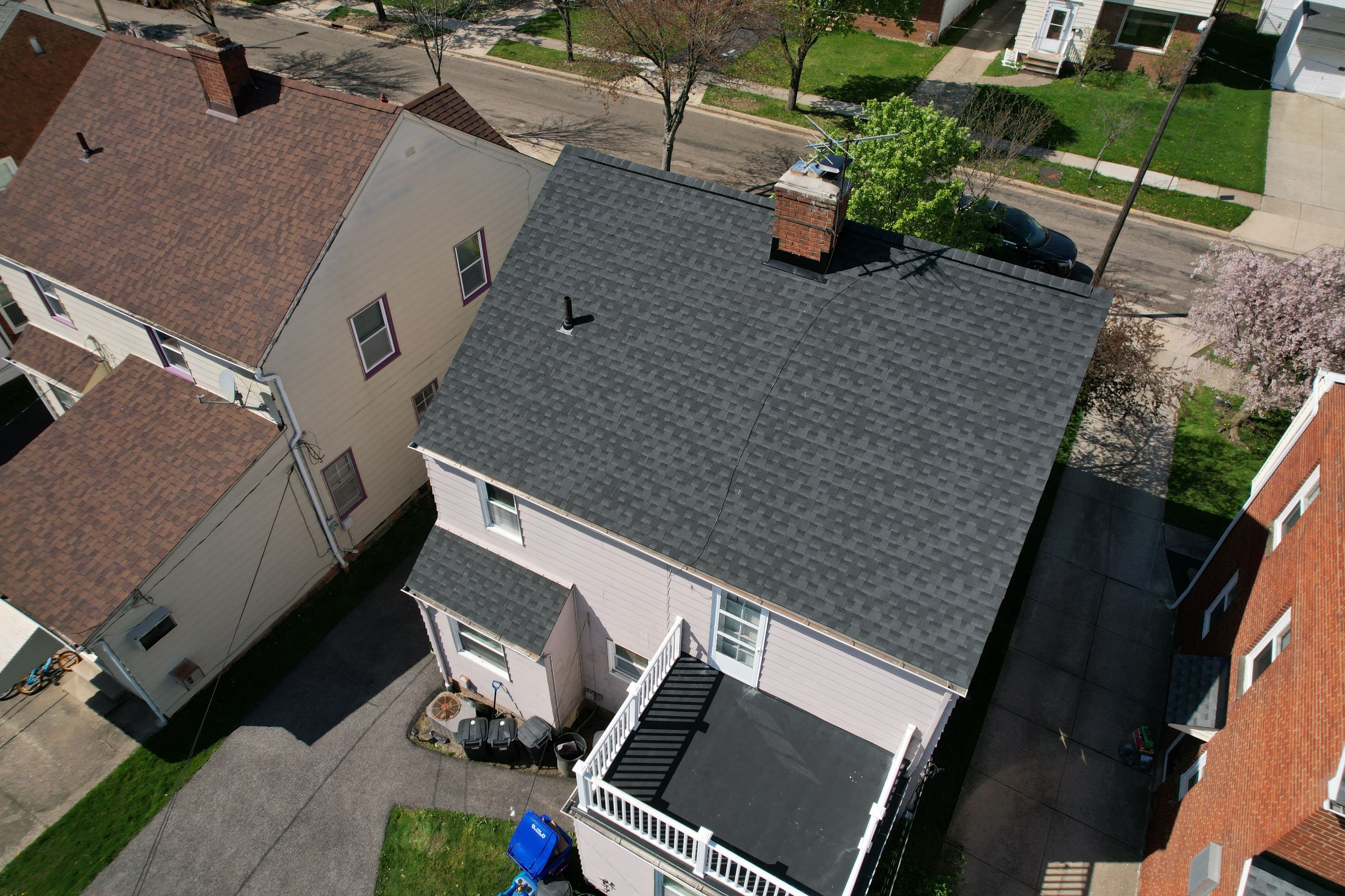 Residential Roof Replacement using GAF Timberline HDZ Charcoal by Atlas Roofing & Restoration