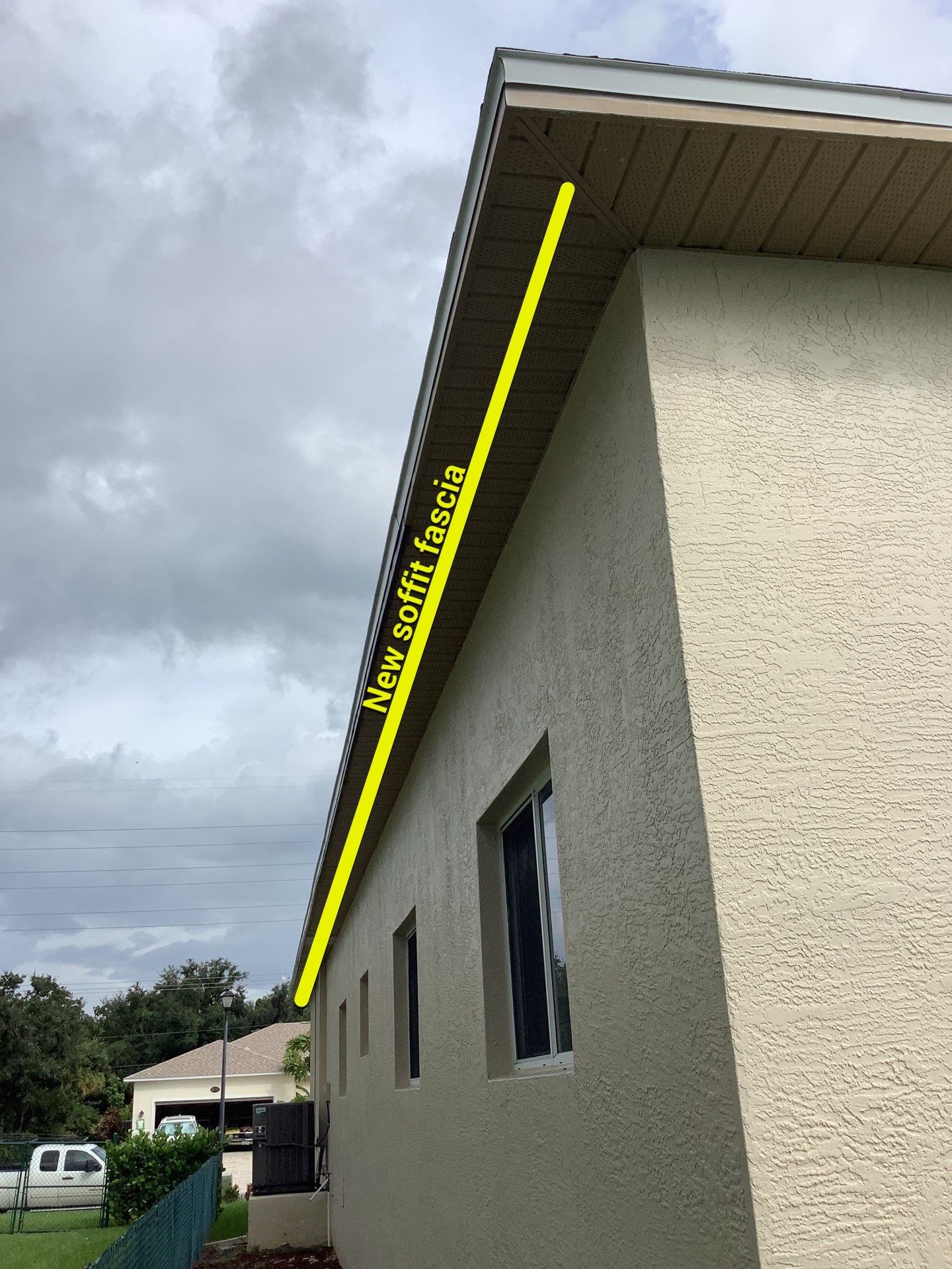 Cameo New Gutters and Soffit Installation FL by Gutter Professors