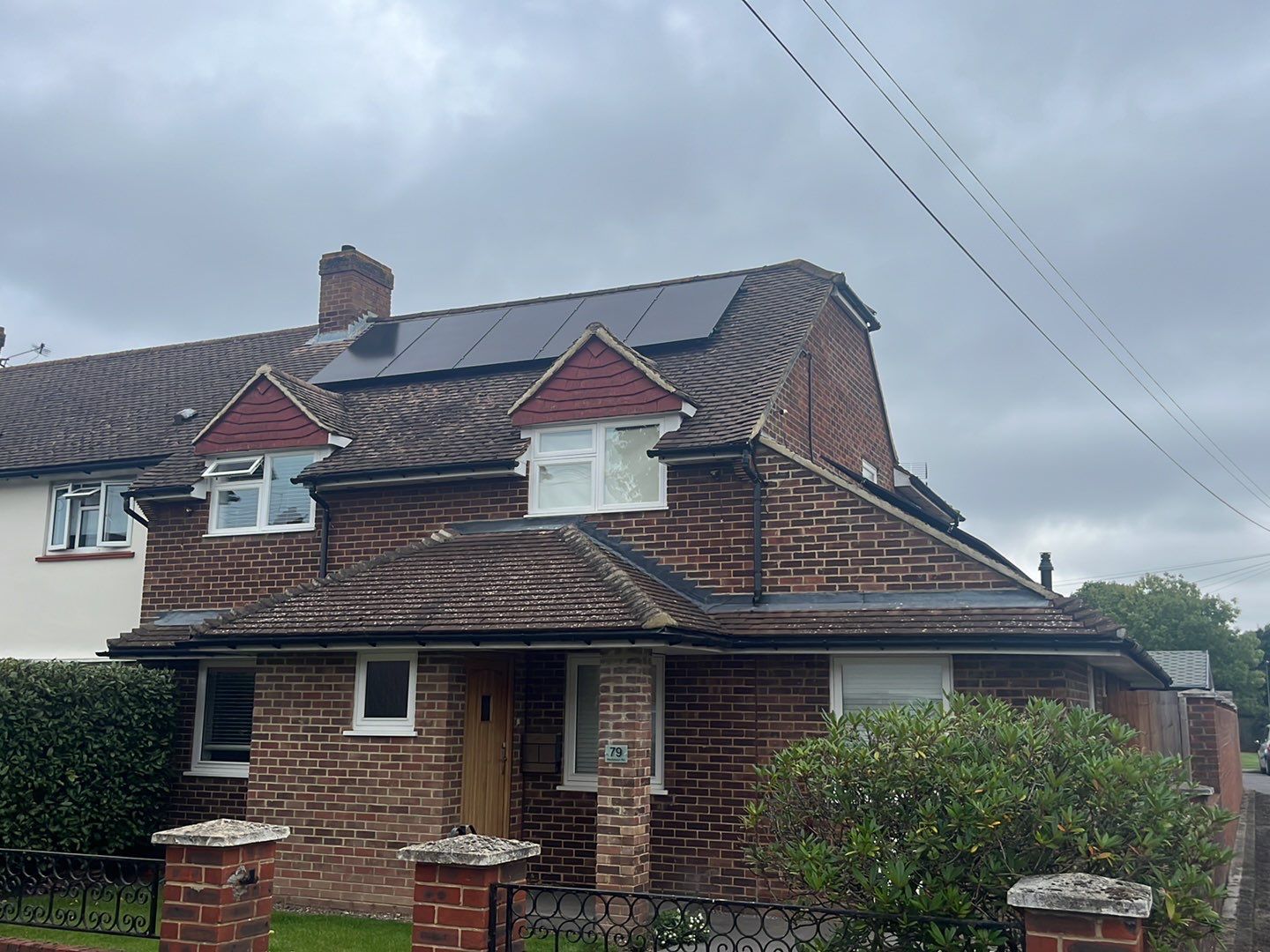 Roof Clean and Coping Stones using Honda 15lpm Low Pressure Washing Machine by Ges Exterior Cleaning ltd
