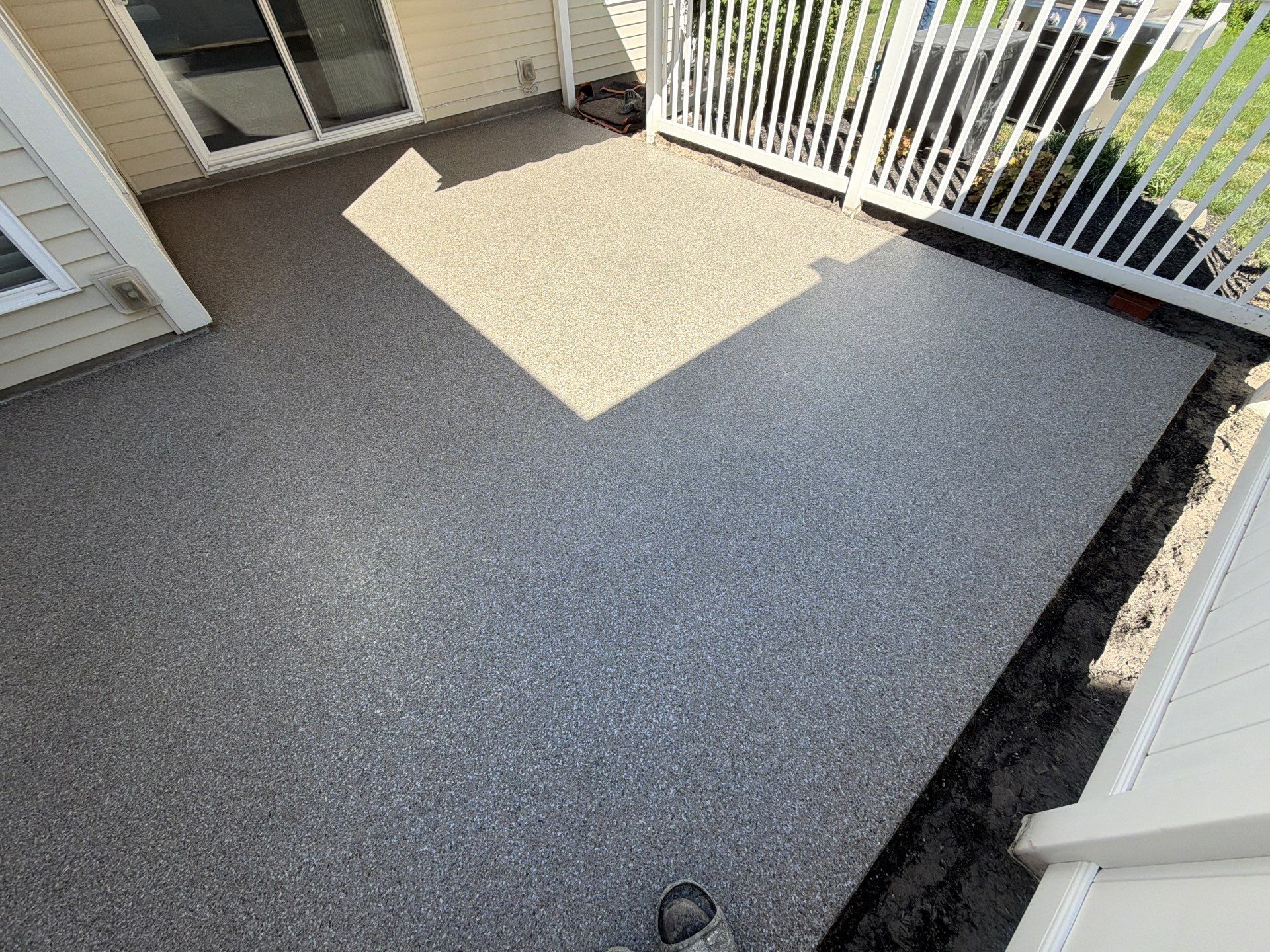 VIntage Shalestone Patio Coating by NG Masonry & Construction LLC