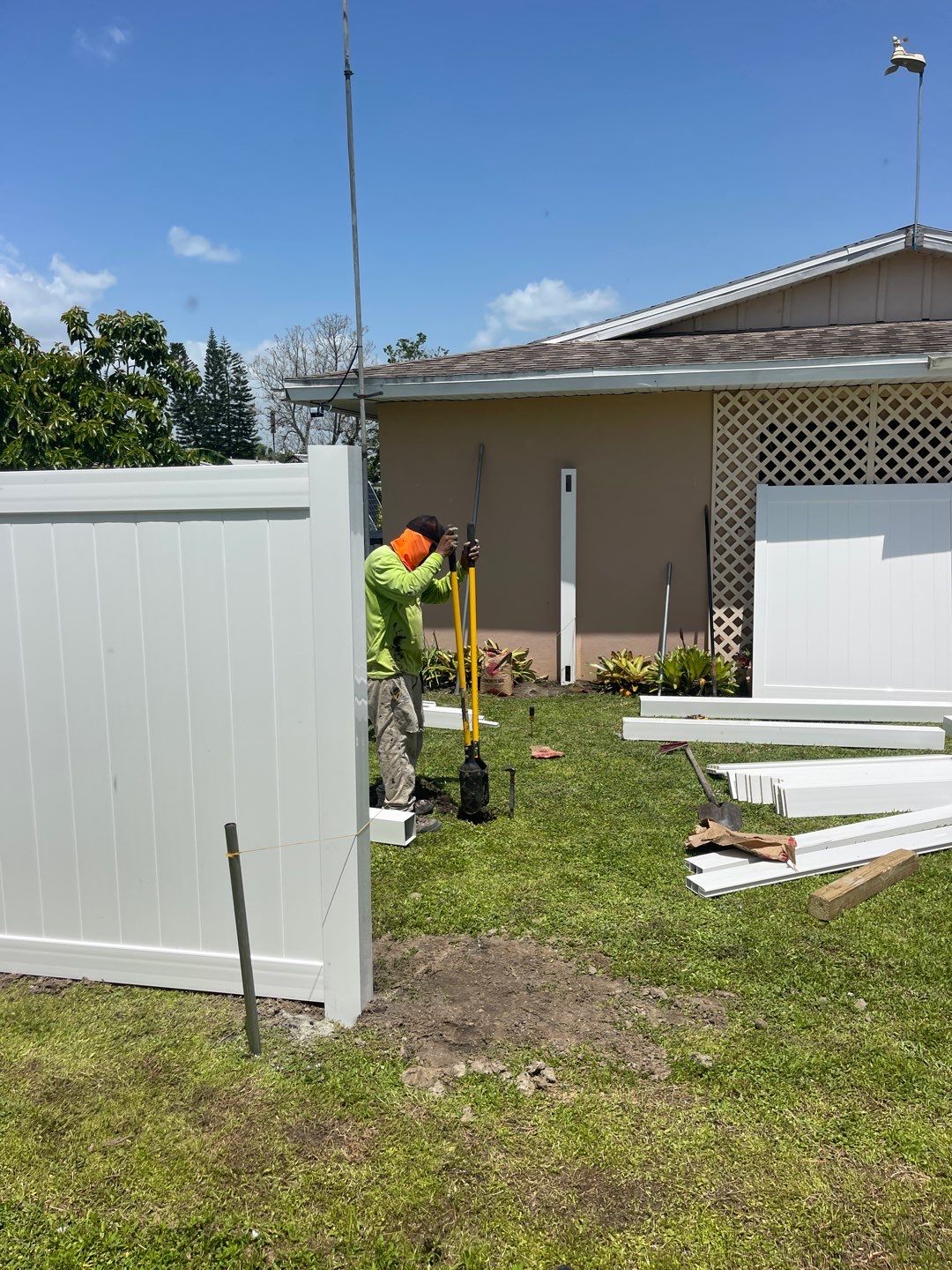 North Port, FL 6ft. White Vinyl Privacy Fence by Asap fence and gates, LLC