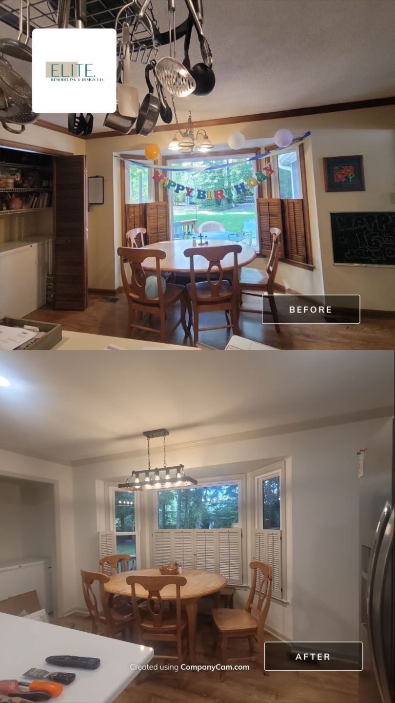 A Pathway to Personality – A Two-Tone Kitchen Transformation in Apex by Elite Remodeling and Design LLC