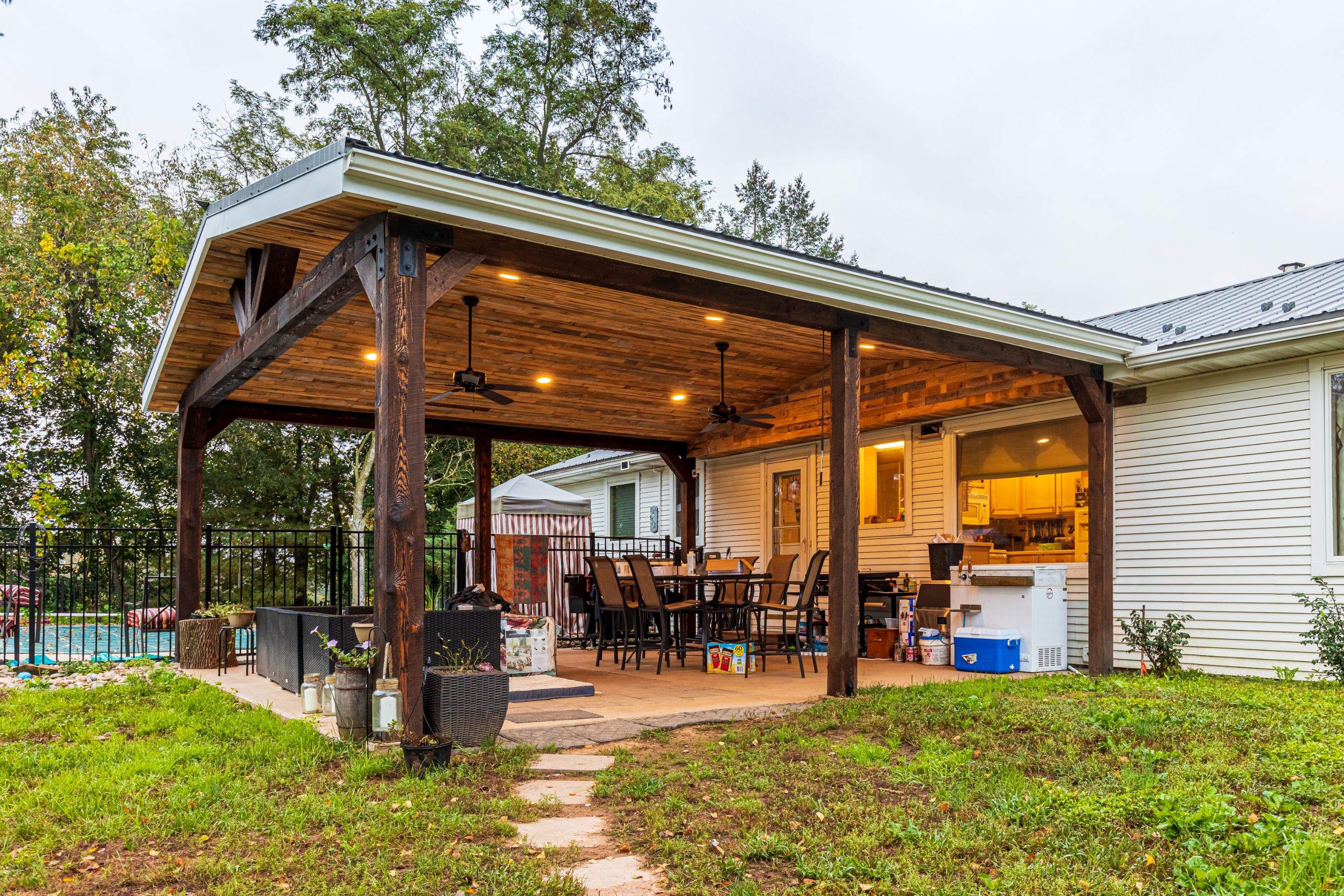 Metal Roof-charcoal by Esh Builders