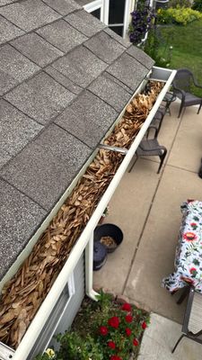 Turtle Shell gutter protection installation in Aurora, IL 60506, photograph 5