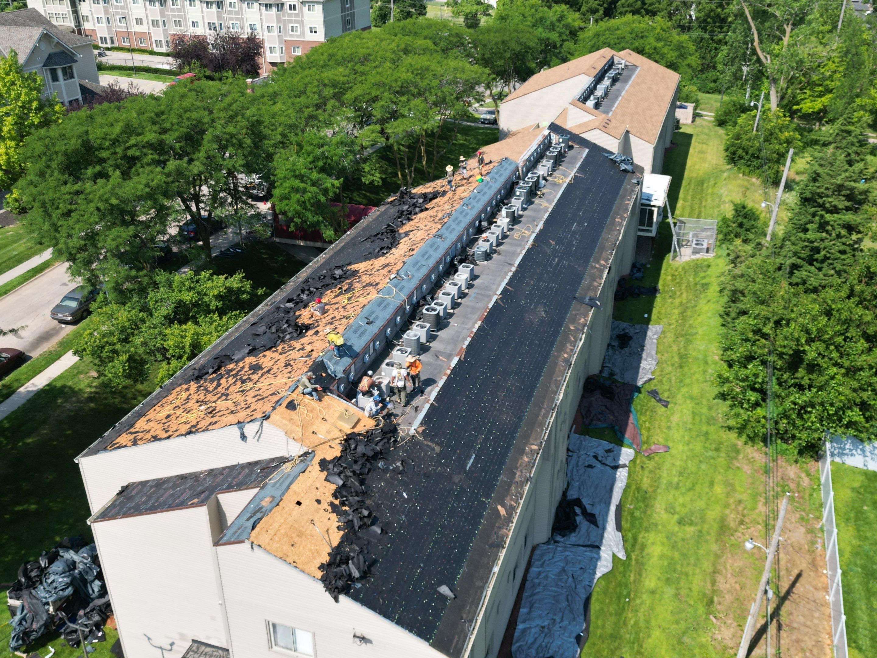 Lightning Commercial Restoration using Tamko Titan by Lightning Exteriors