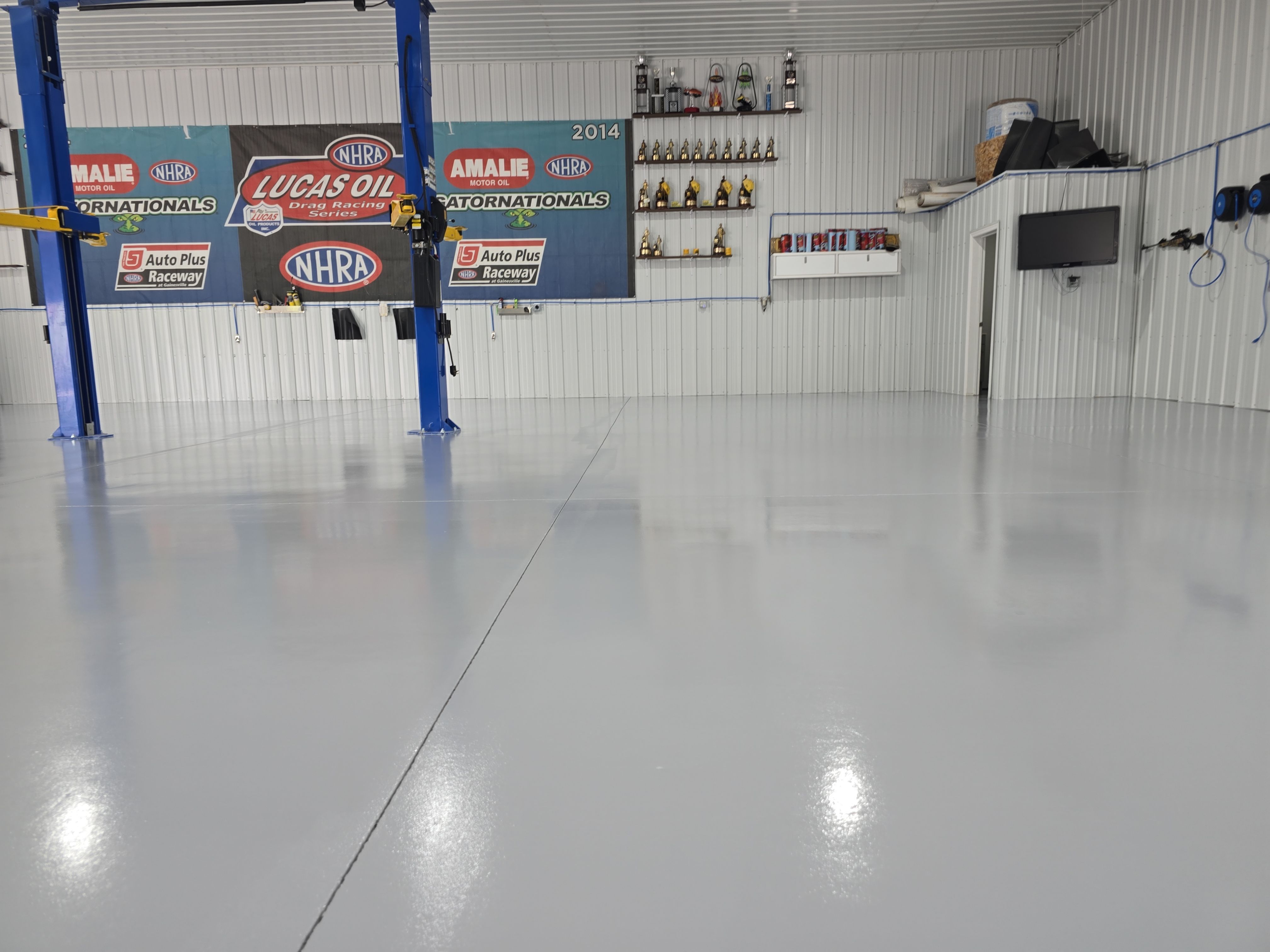 Front Porch & Shop Floor Upgrade by Elite Floor Solutions