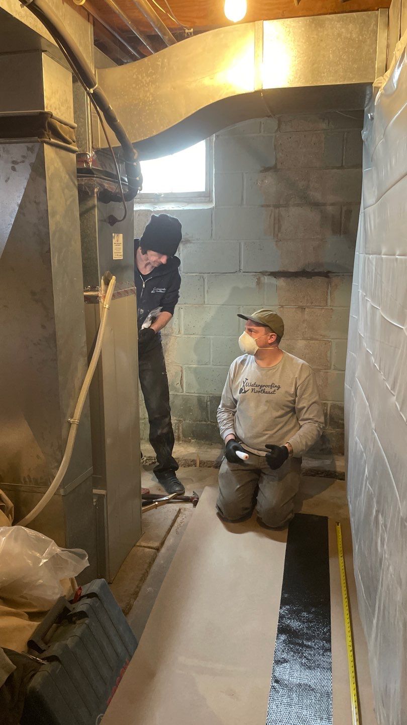 Basement Waterproofing in Crystal by Waterproofing Northeast