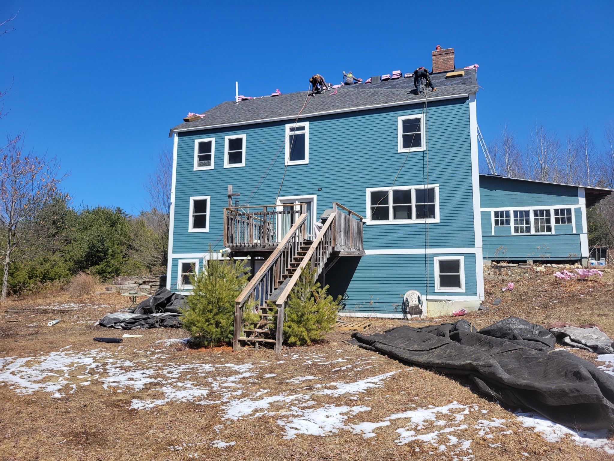 Owens Corning Duration Asphalt Roof Replacement in Canaan, NH by Tall pine roofing