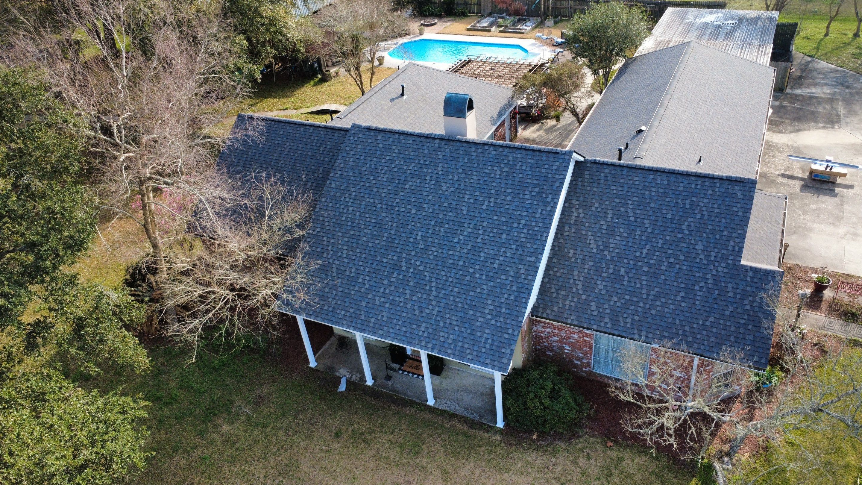 Residential Roofing Installation using Certainteed Landmark Driftwood