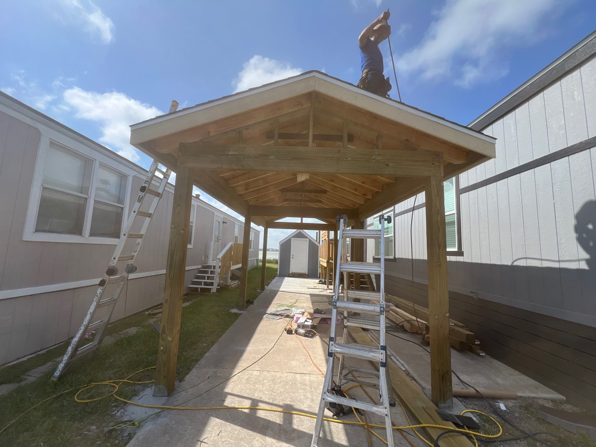 Mobile Home in Paradise by Bayfront Roofing and Construction