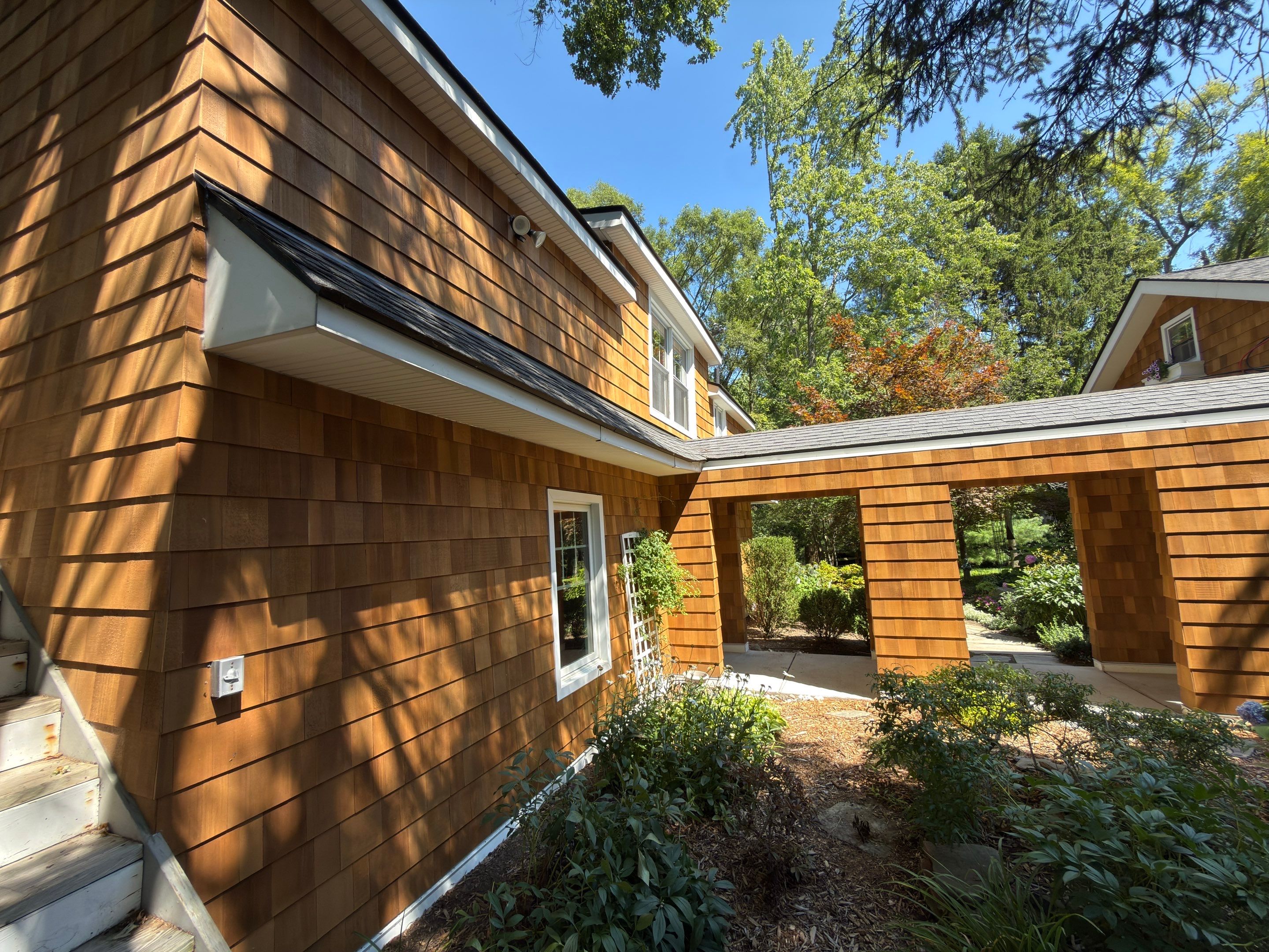 Cedar Siding Replacement  by Bloomfield Construction & Restoration