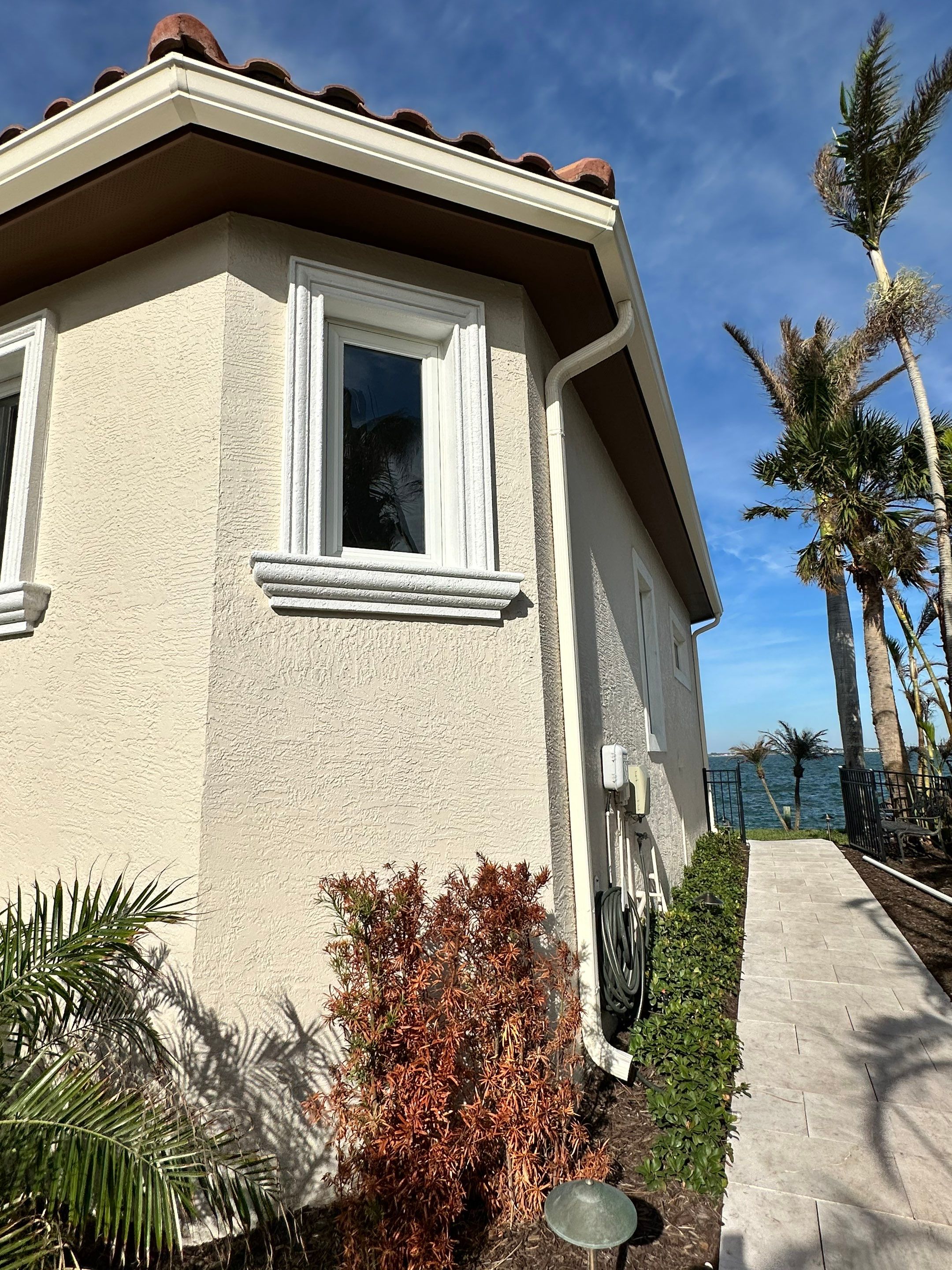 Cameo Finish Gutters for Luxury Homes  by Gutter Professors