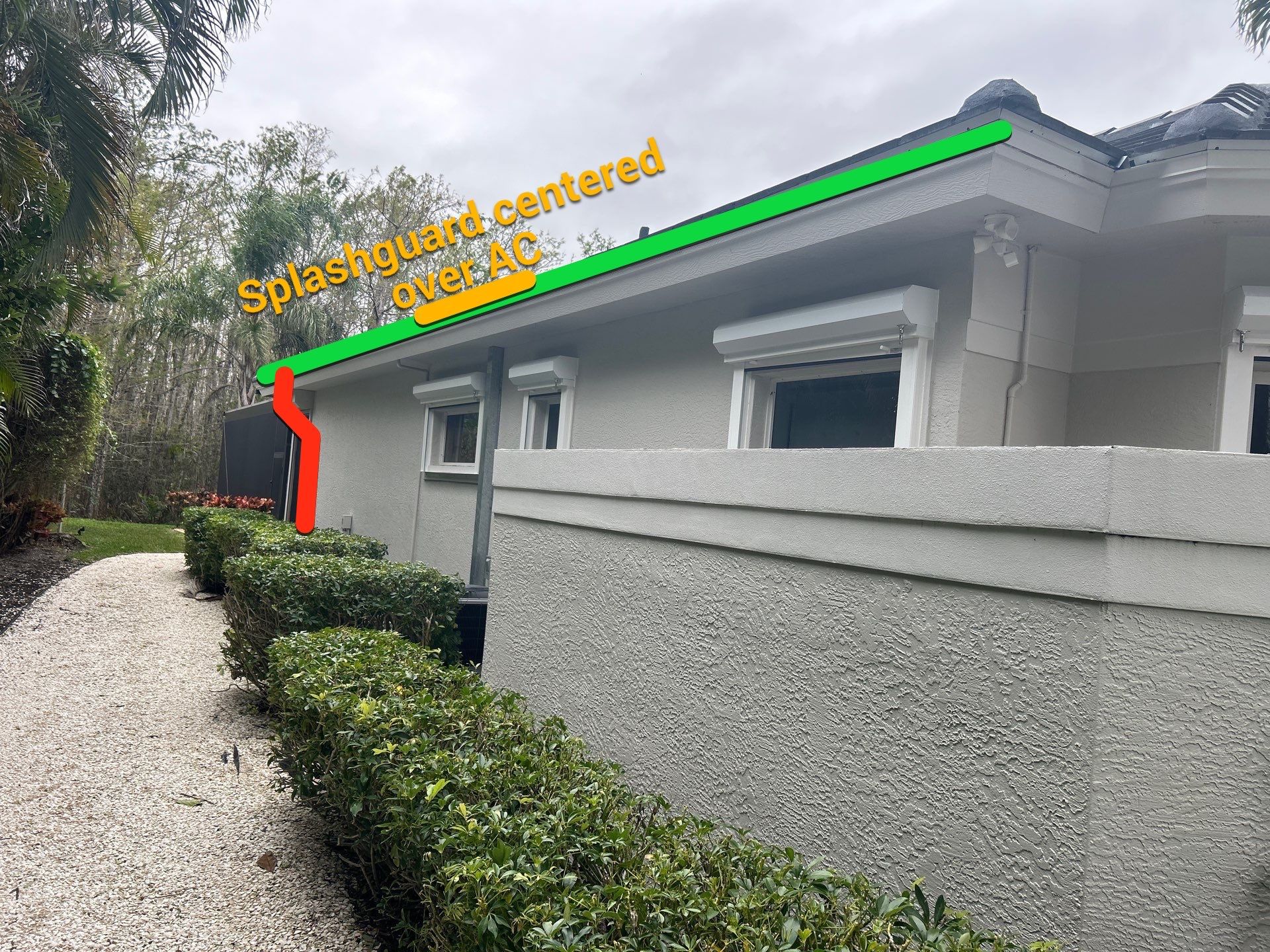 7-Inch Seamless Gutters for Luxury Homes in Naples FL by Gutter Professors