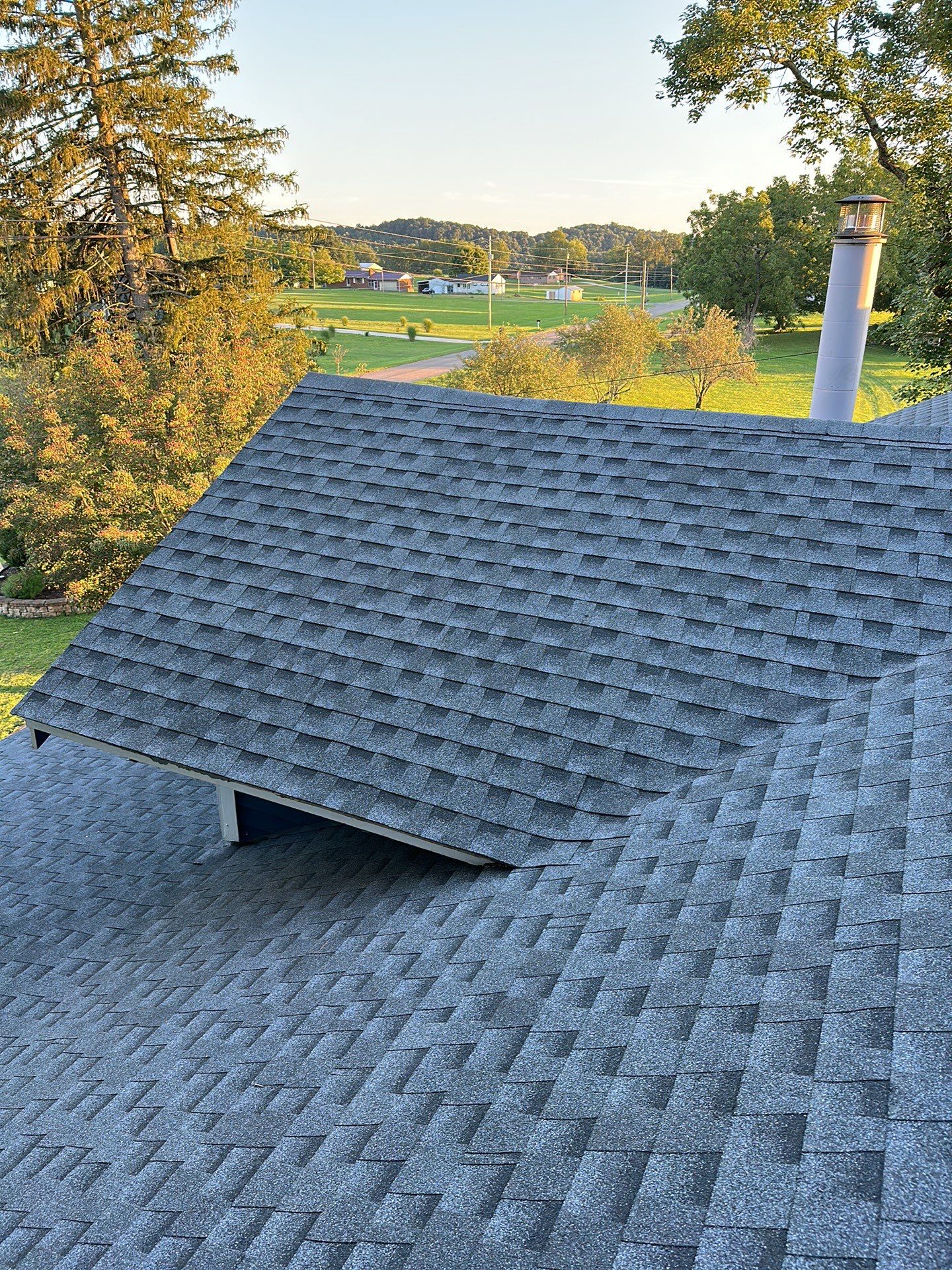 Residential Roofing Installation using GAF Timberline HDZ, Pewter Gray by Rainstoppers Roofing