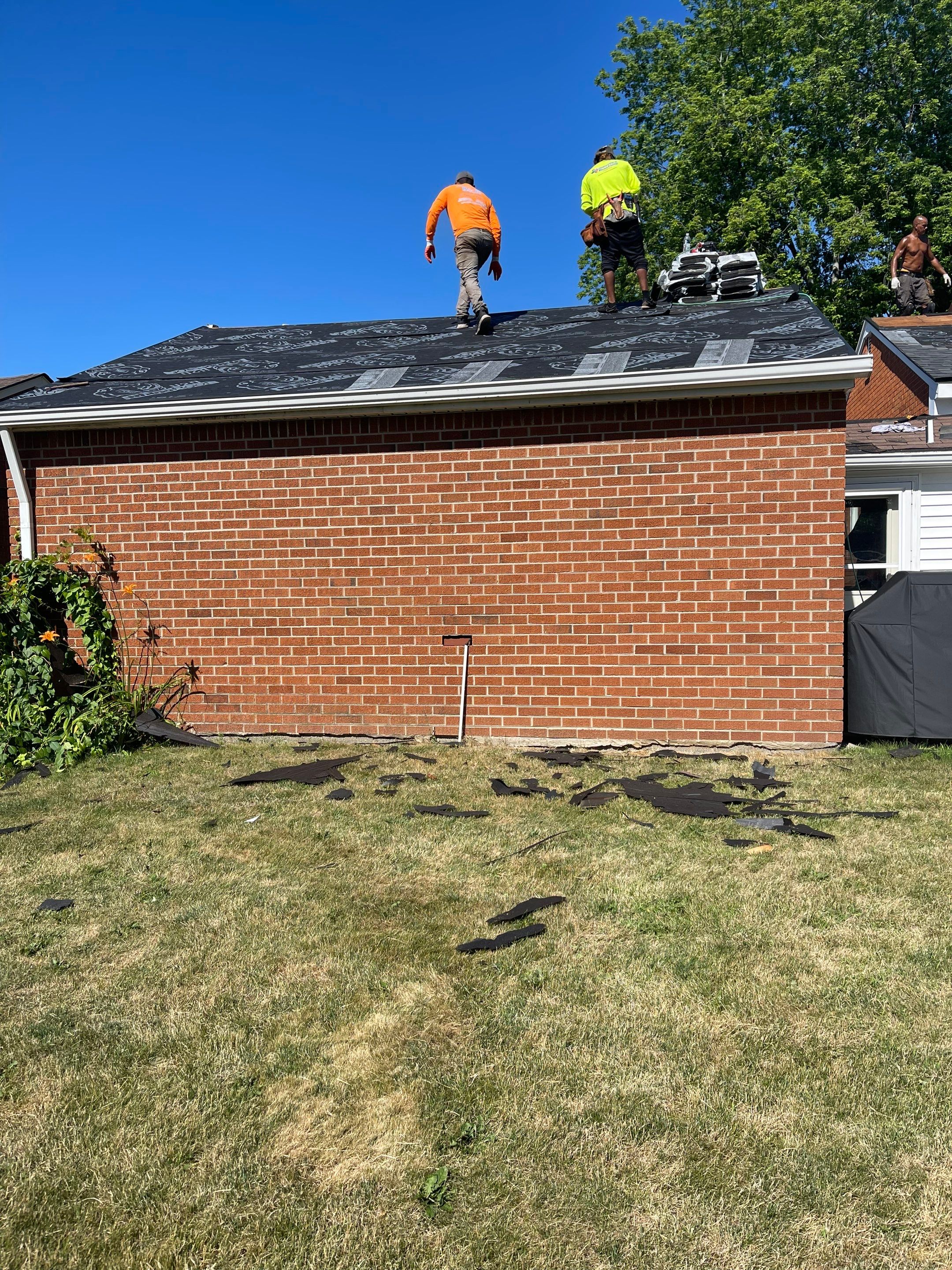Residential Roofing Installation using IKO Dual Black by JNR Roofing LLC