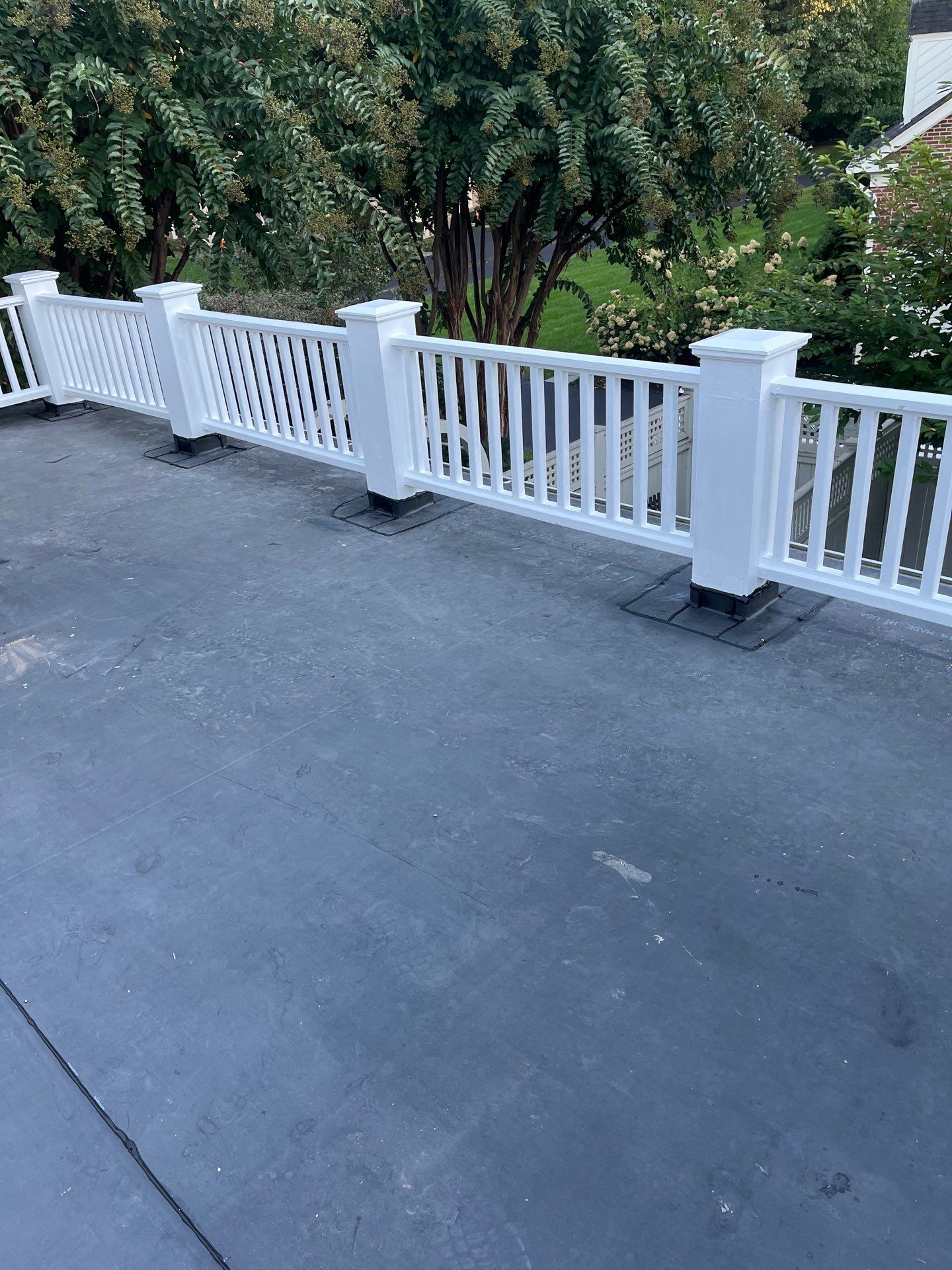 McLean - Residential Flat Roof Replacement with Carlisle Syntec EPDM by RM Banning, Inc.