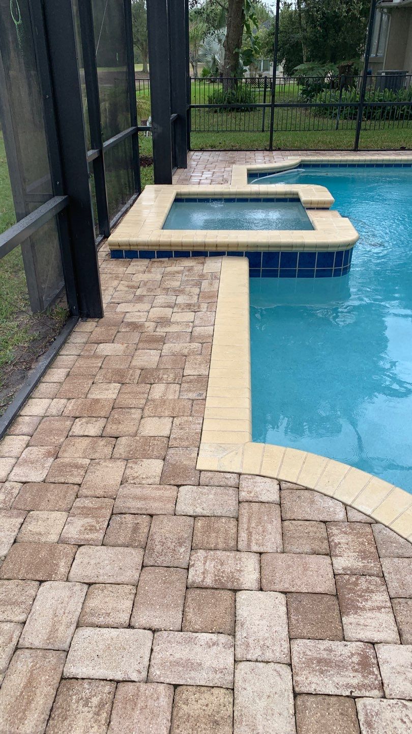 Pool Deck using Concrete Sealant by DuraSeal