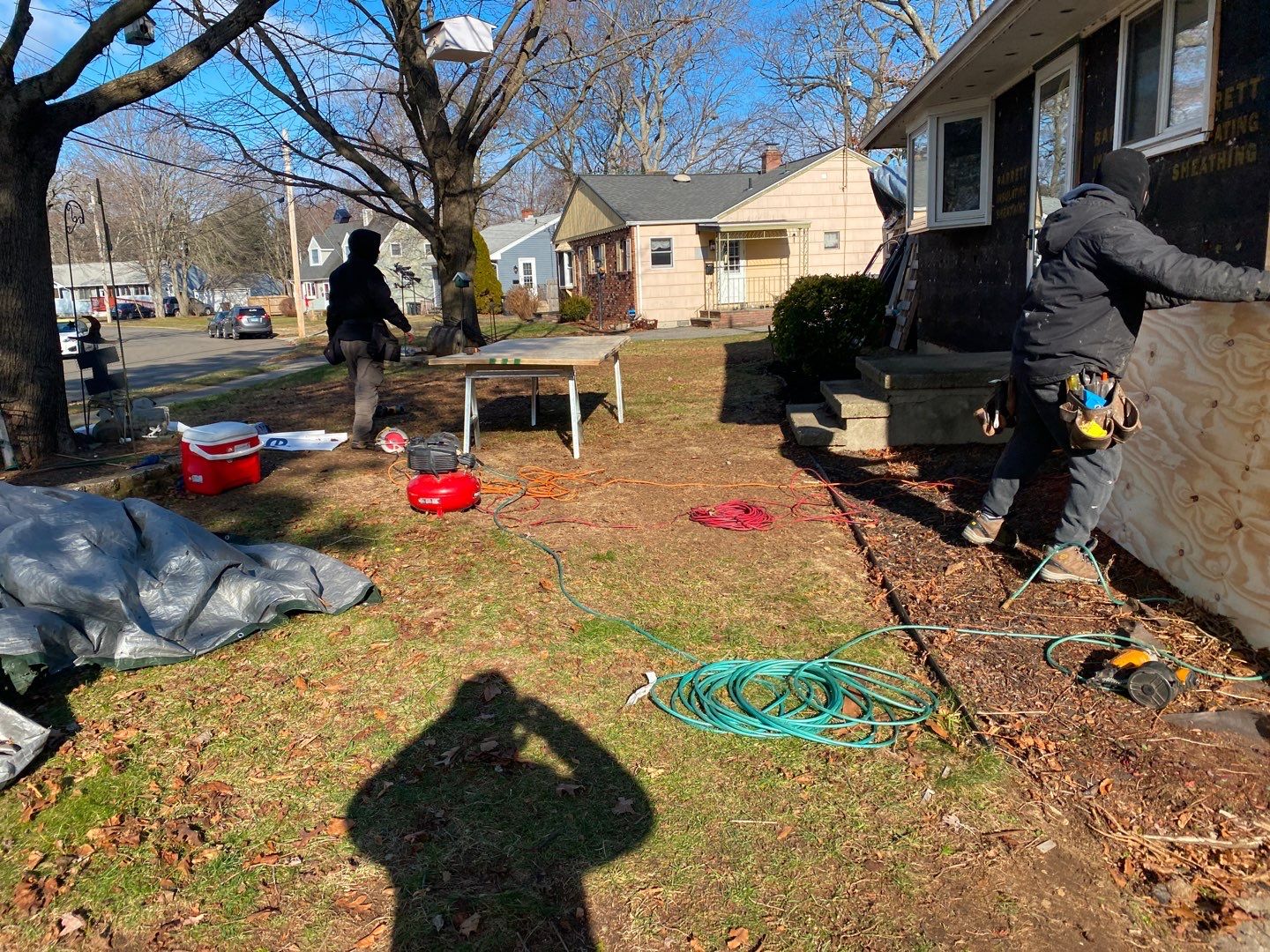 Siding Installation using Certainteed Mainstreet Forest Green by A Plus Exterior