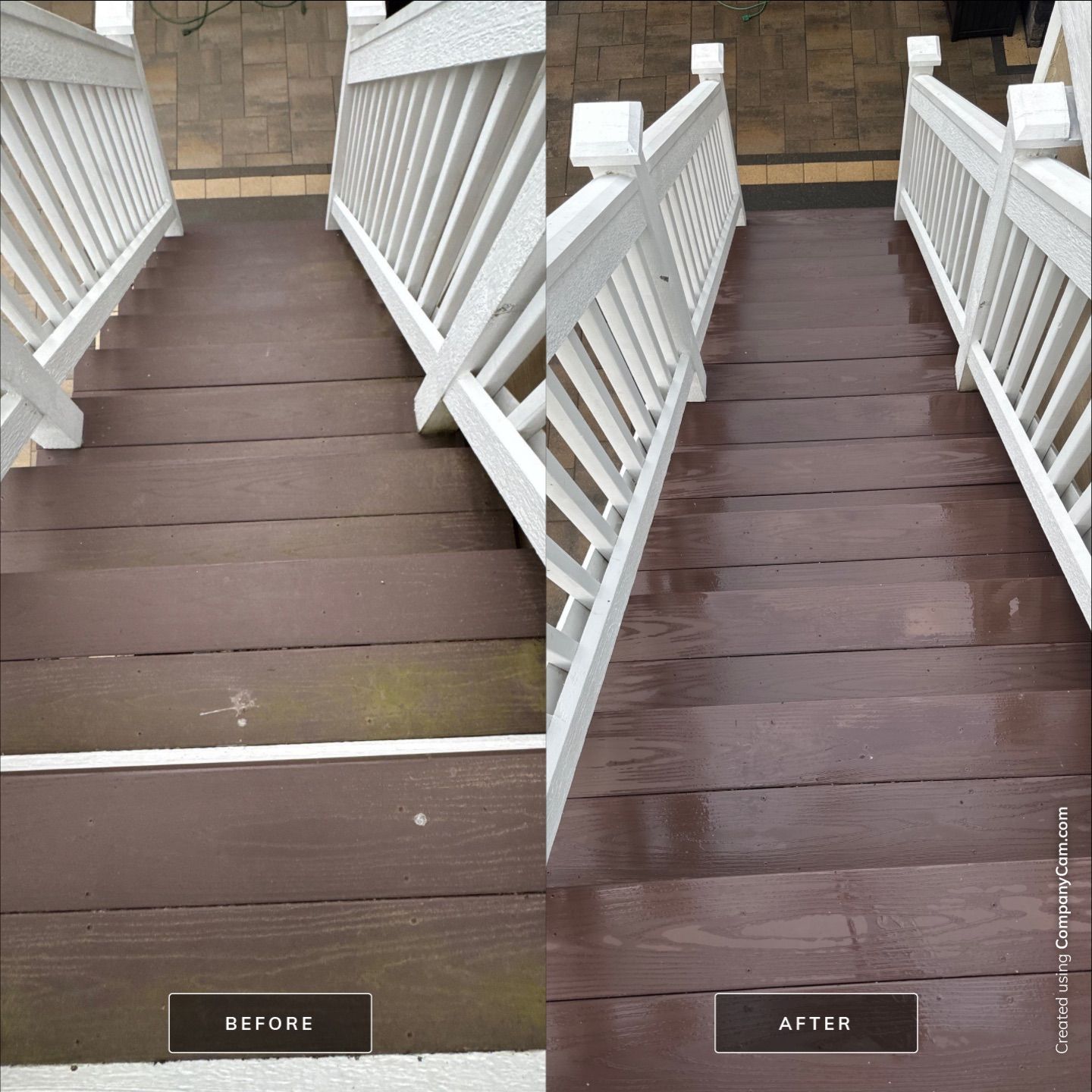 Project in Village of Lakewood by Simmons Power & Soft Washing