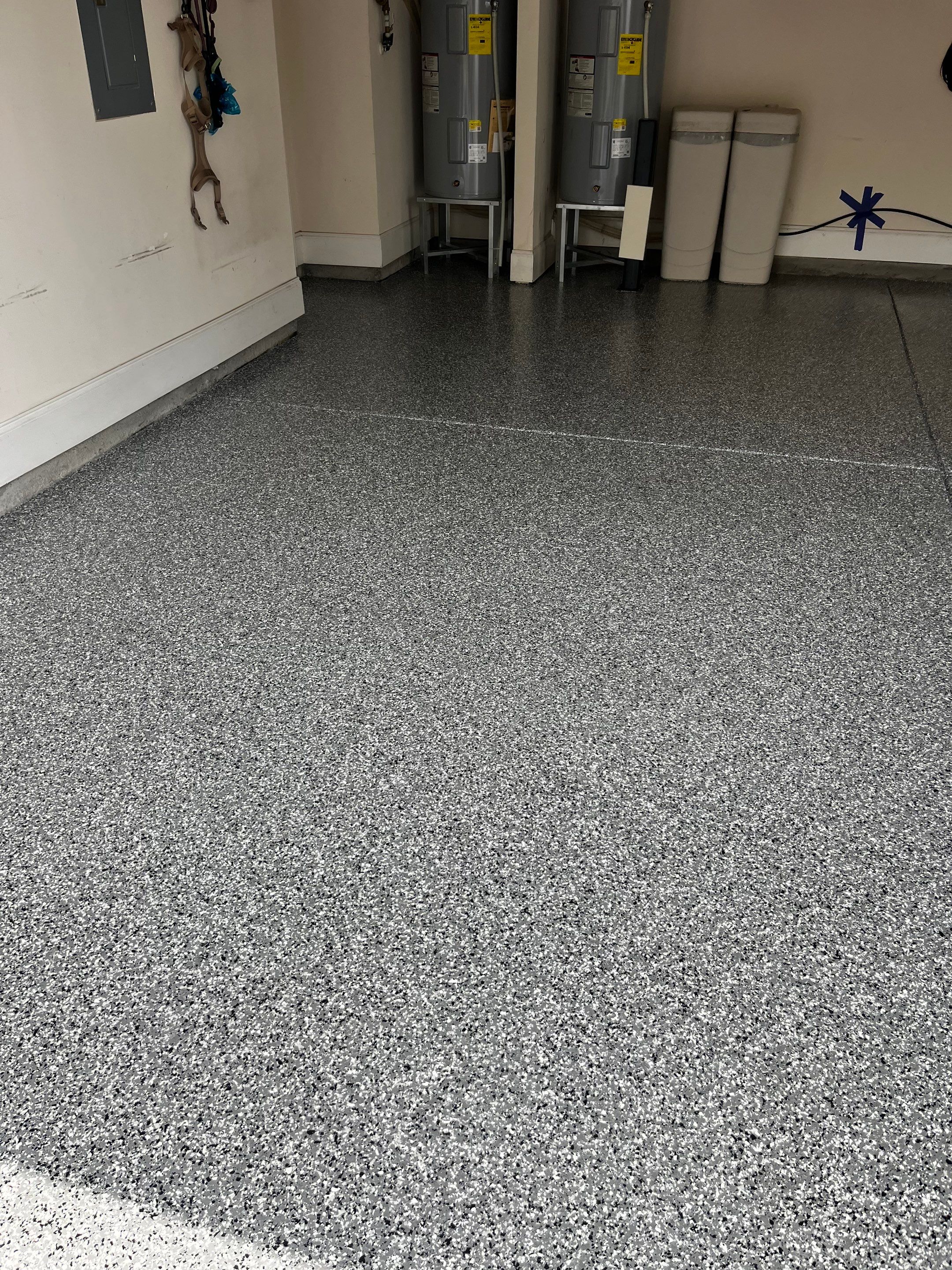Garage Floor Coating using Wombat by My Garage Floor Guys