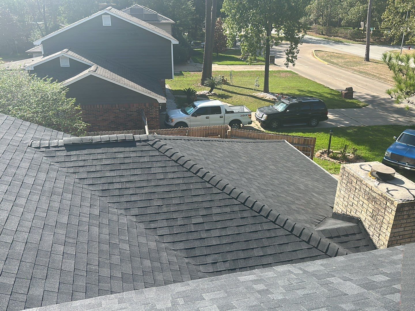 Residential Roofing Installation using Owen's Corning Duration (Lifetime) Shingles by Roof Repair Company