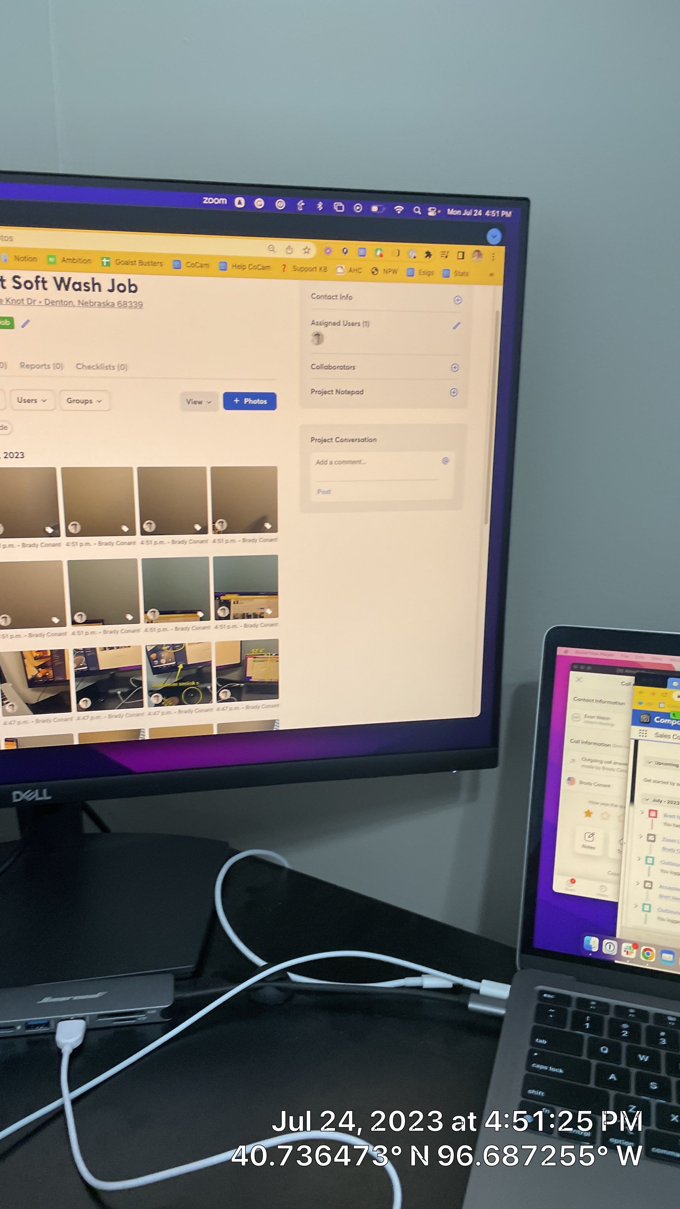 Soft Wash job Lincoln, NE by CompanyCam Sales Demo