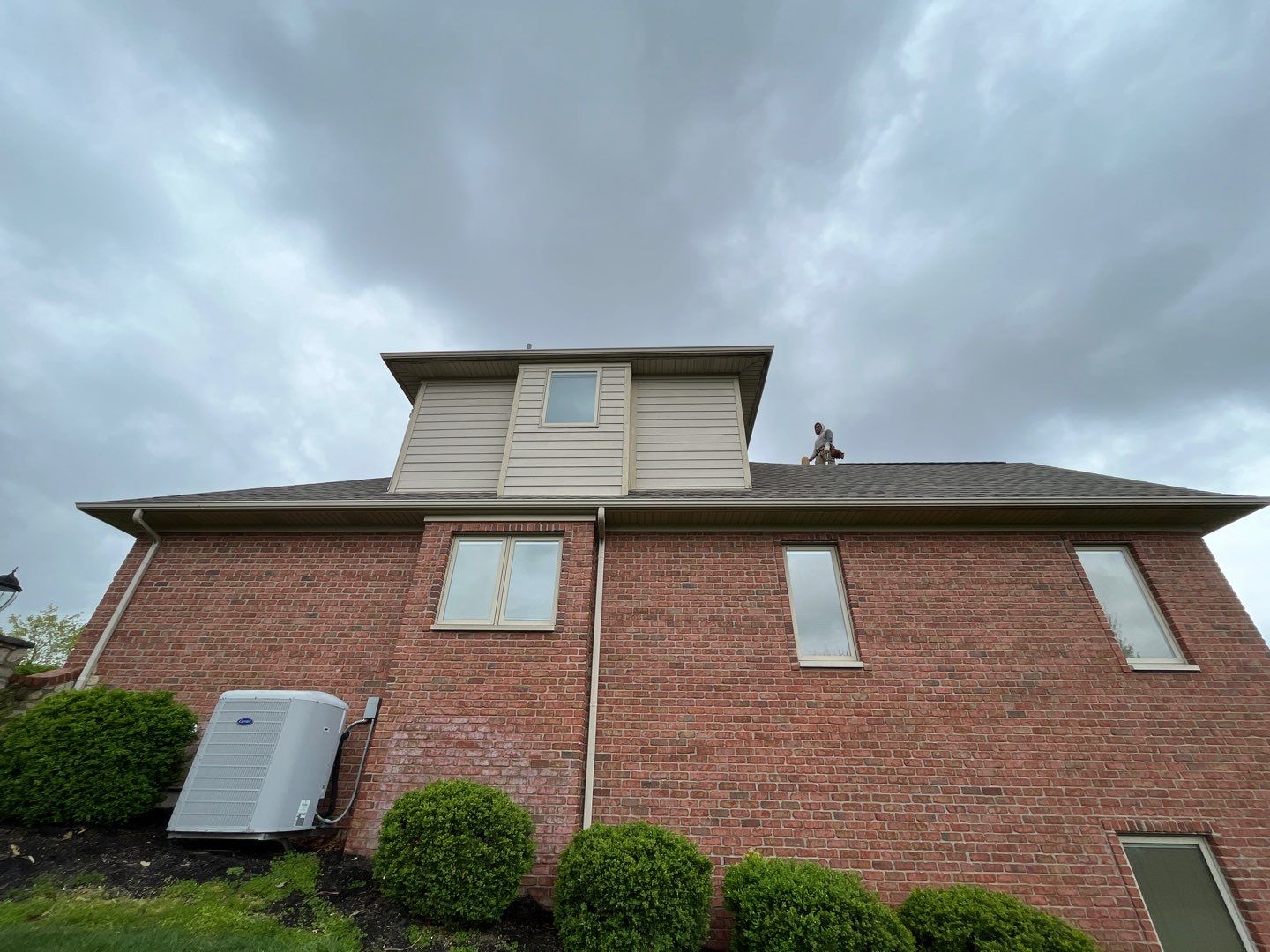 Residential Roofing Installation using GAF Timberline HDZ Weathered Wood by Nitro Roofing and Construction
