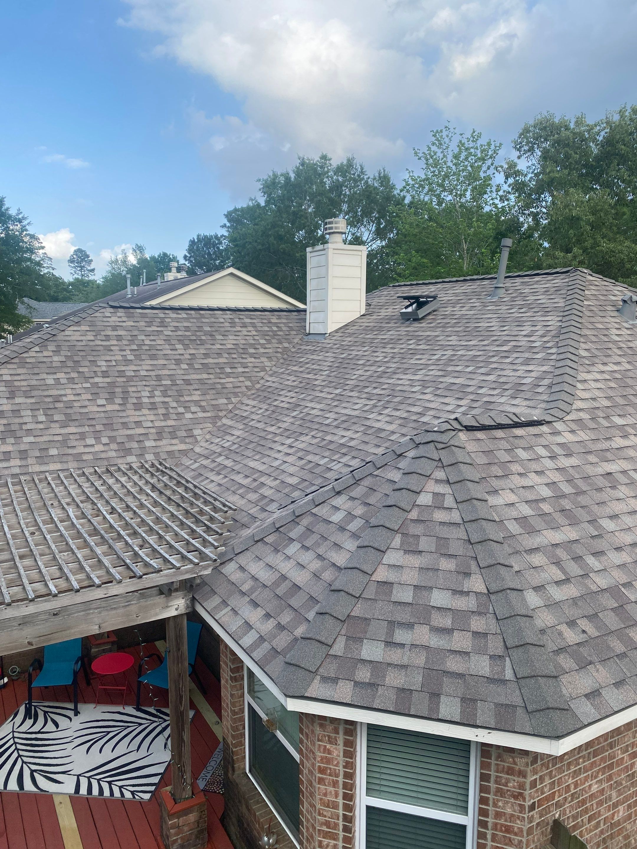 Residential Roofing Installation using TAMKO Titan Class 3 shingles (Natural timber)  by Sirius Roofing