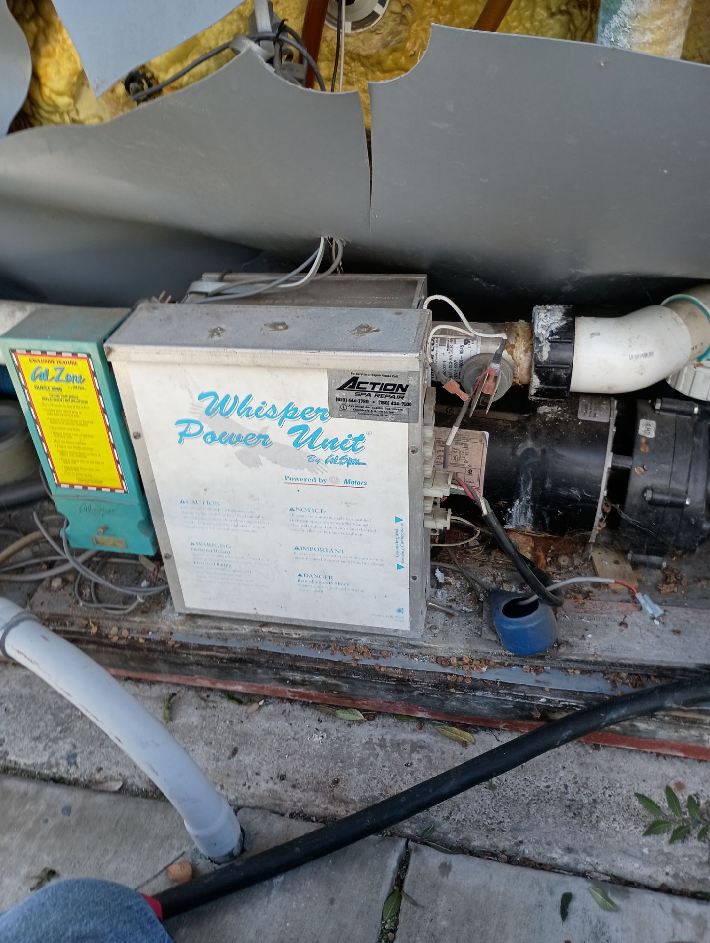 Hot Tub Equipment Retrofit & Control Pack Install – Clairemont, San Diego by Action Spa Repair LLC