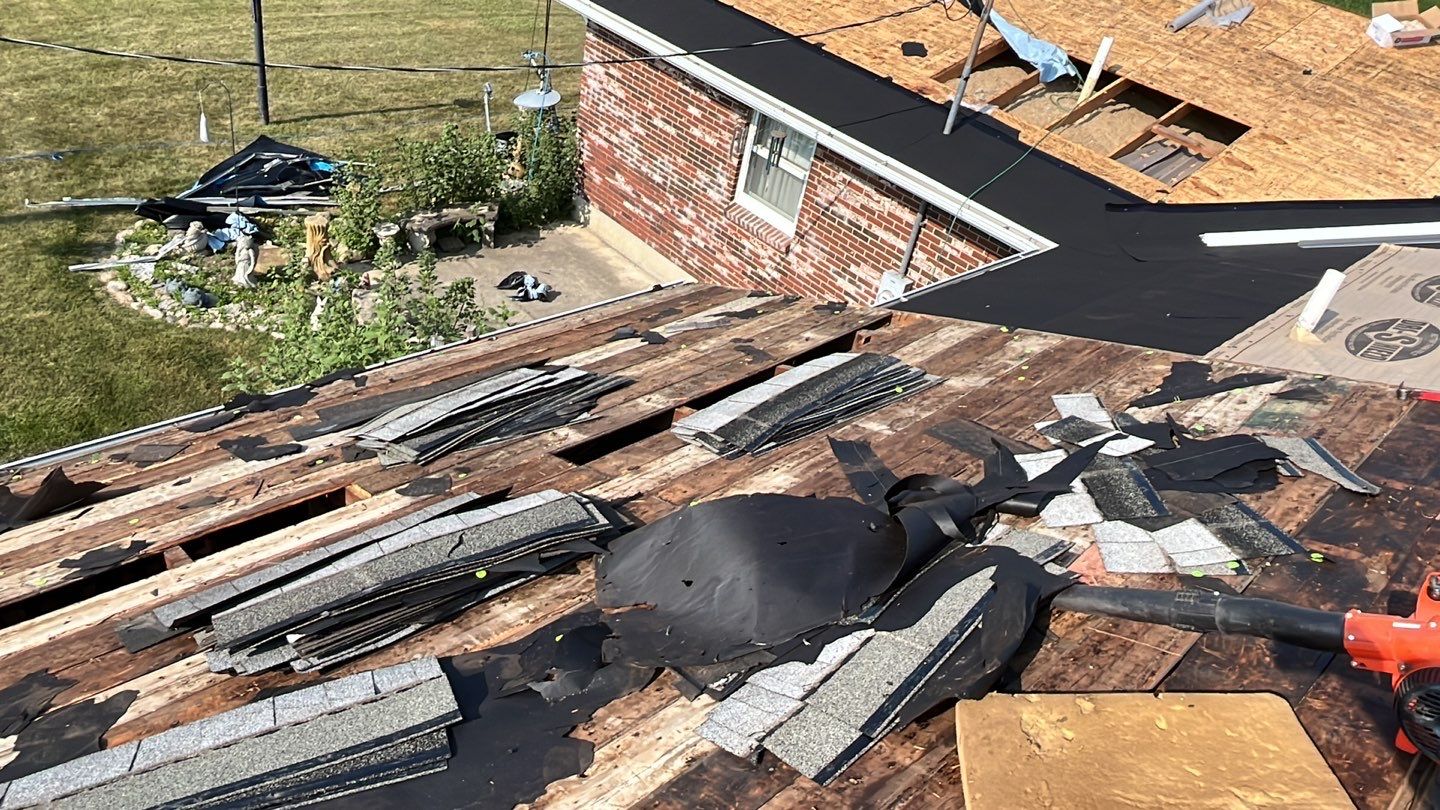 Residential Roofing Installation using GAF Timberline HDZ Charcoal by Nitro Roofing and Construction