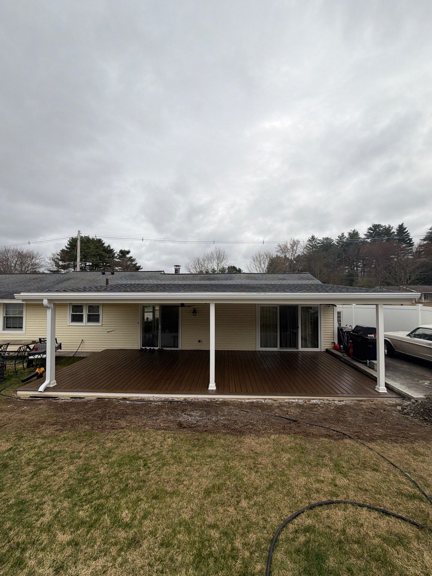 Composite Deck Installation in Hudson by UBrothers Construction