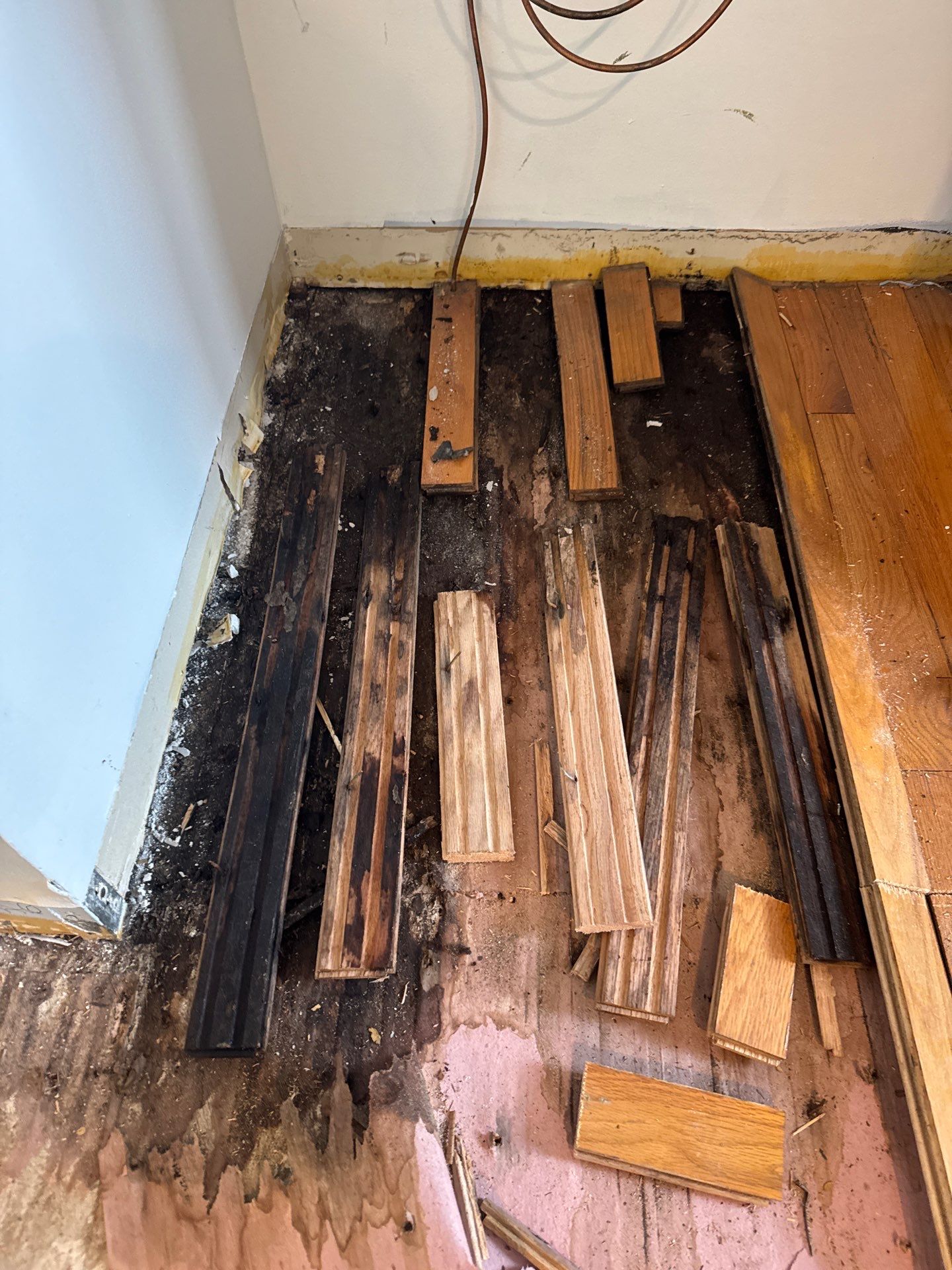 Farmhouse engineered white oak  by Ann Arbor Hardwoods 