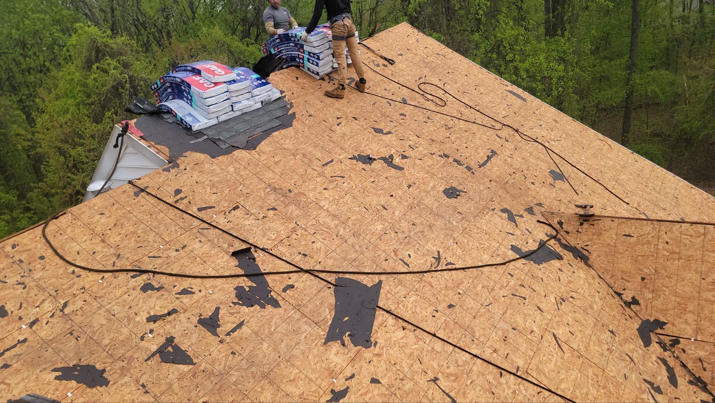 Roof Installation using GAF Timberline HDZ by ExteriorPros