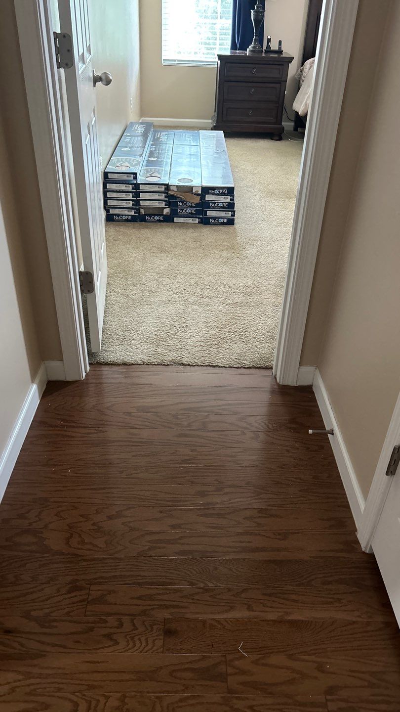 First floor LVP installation by Footprints Floors of Nashville