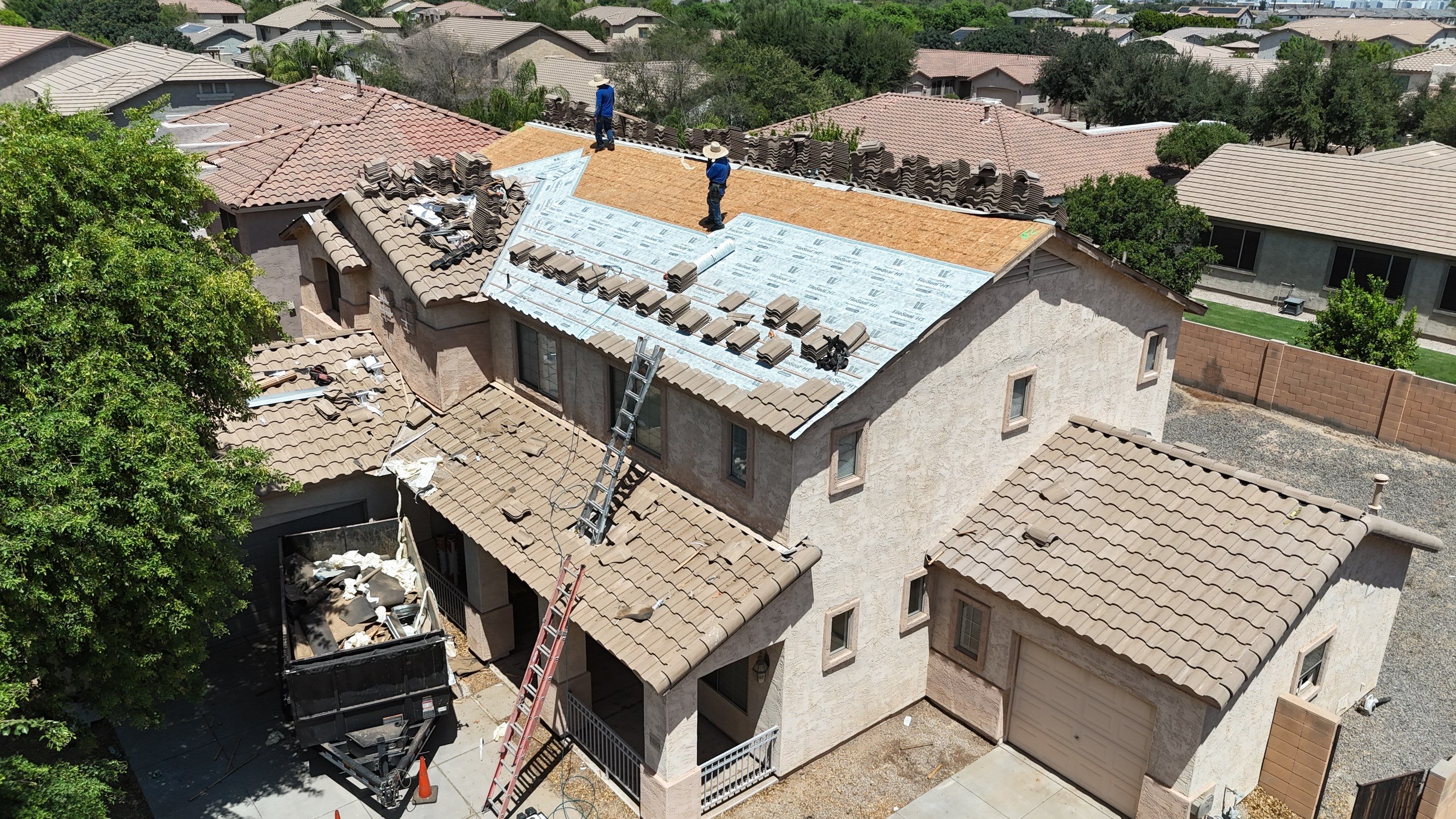 Project in Queen Creek, AZ by Saint Roofing