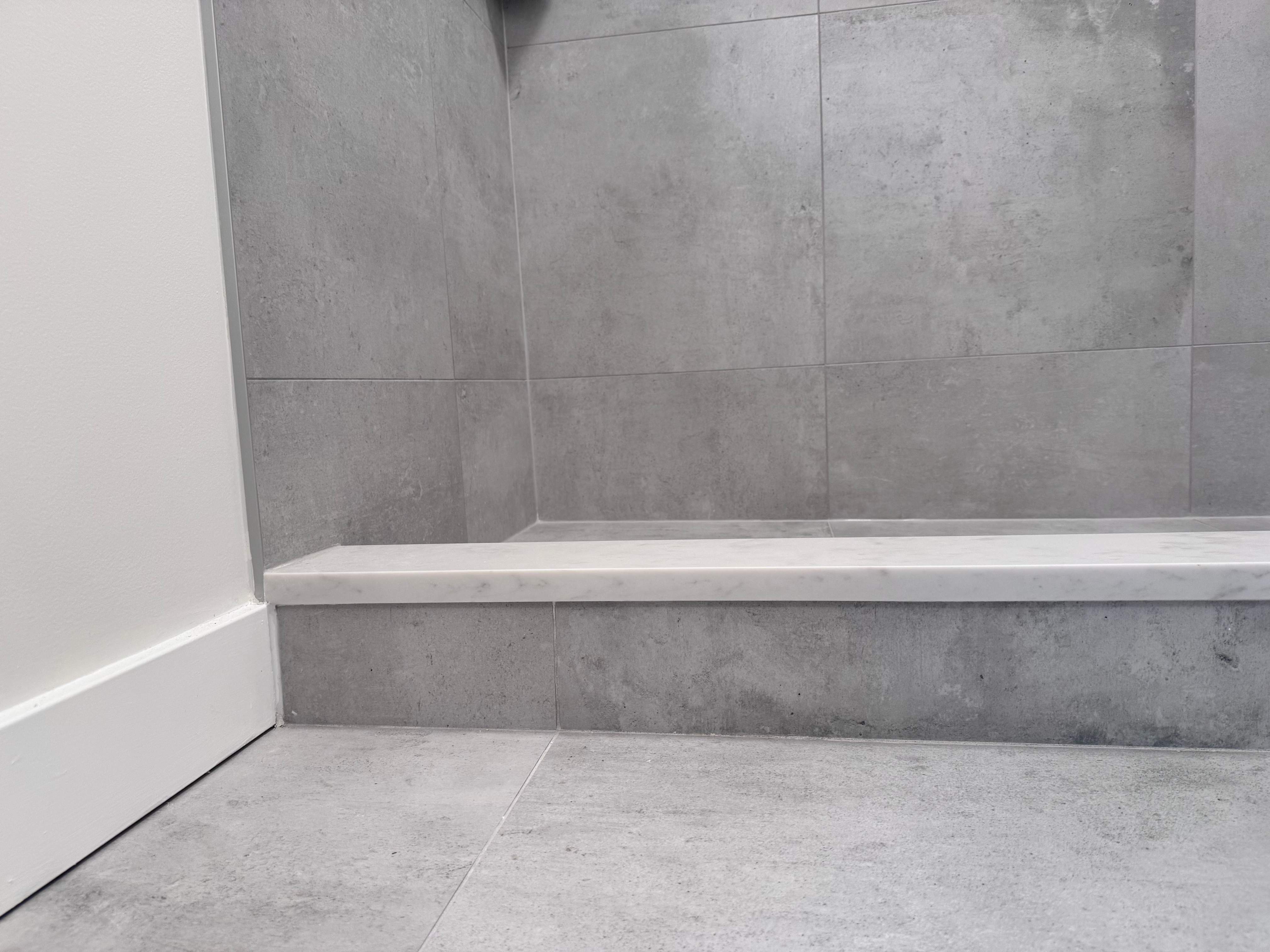Jack and Jill bathroom renovation by Prudencio