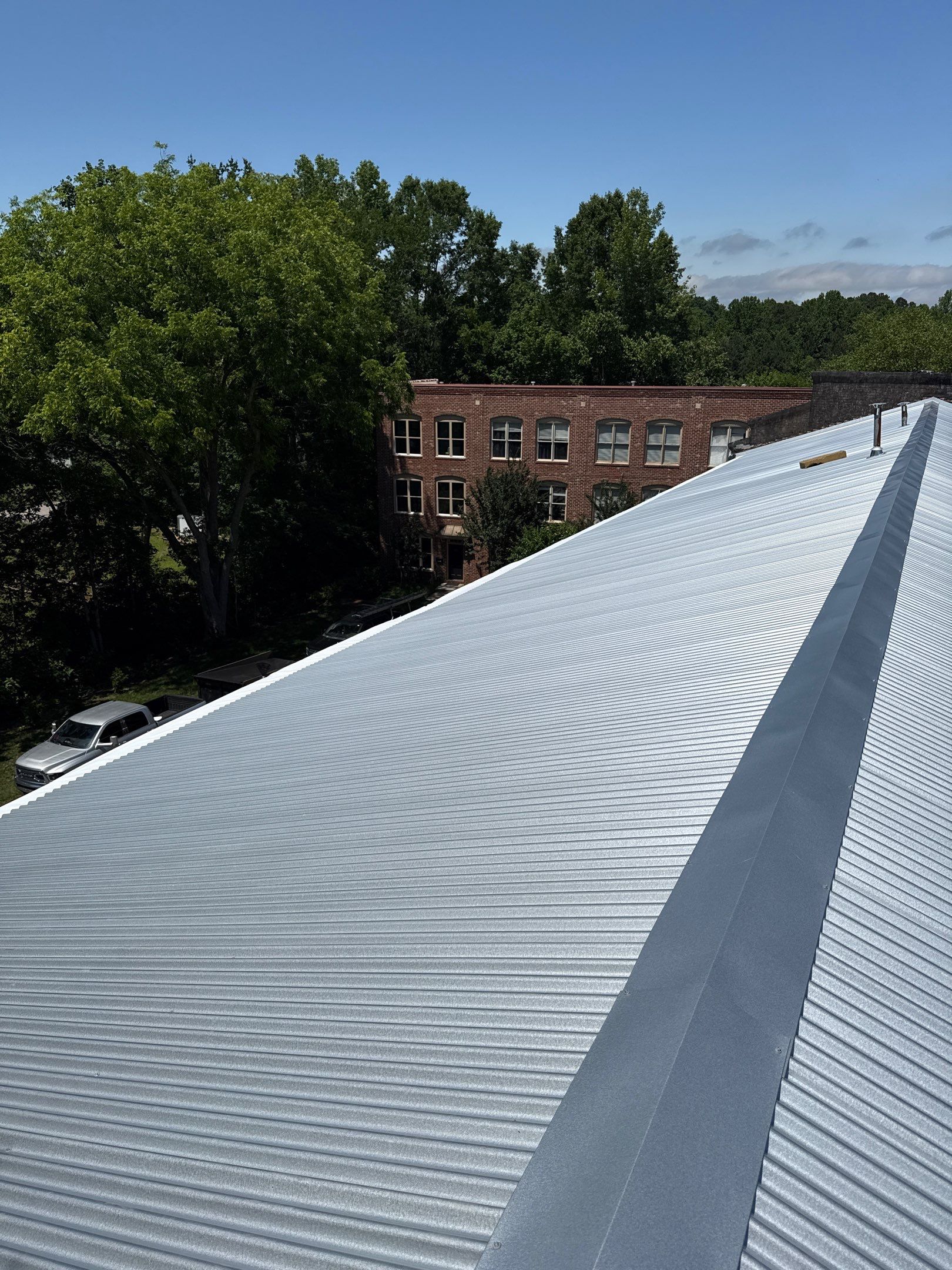 Roof Replacement - 24 Gauge Galvalume - Historic Building  by Pro Performance Roofing