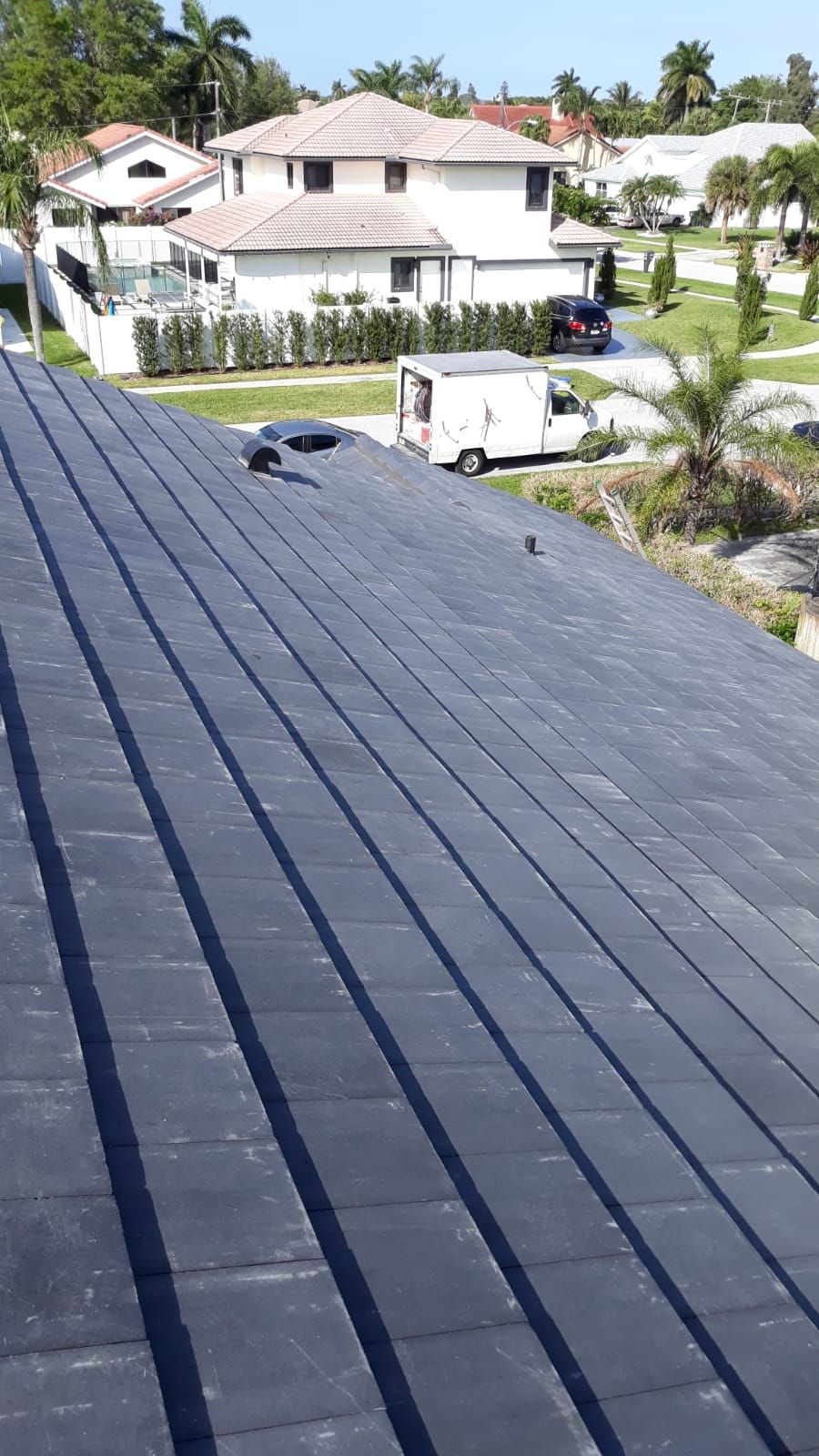 Residential Roofing Installation using Eagle Roofing Tile by BLUES BROTHERS ROOFING