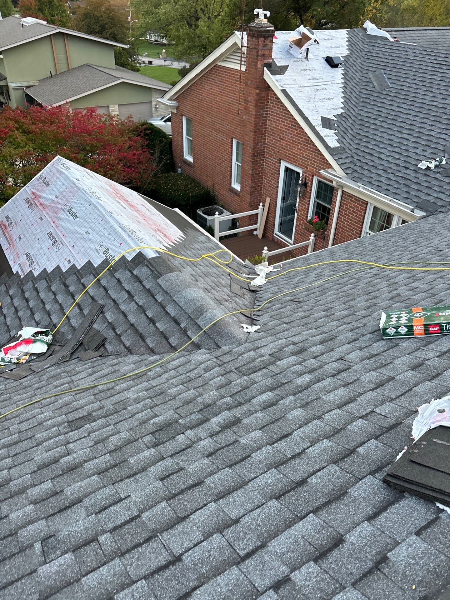 Residential Roofing Installation using Timberline UHDZ Shingles - Pewter Gray by RoofX 