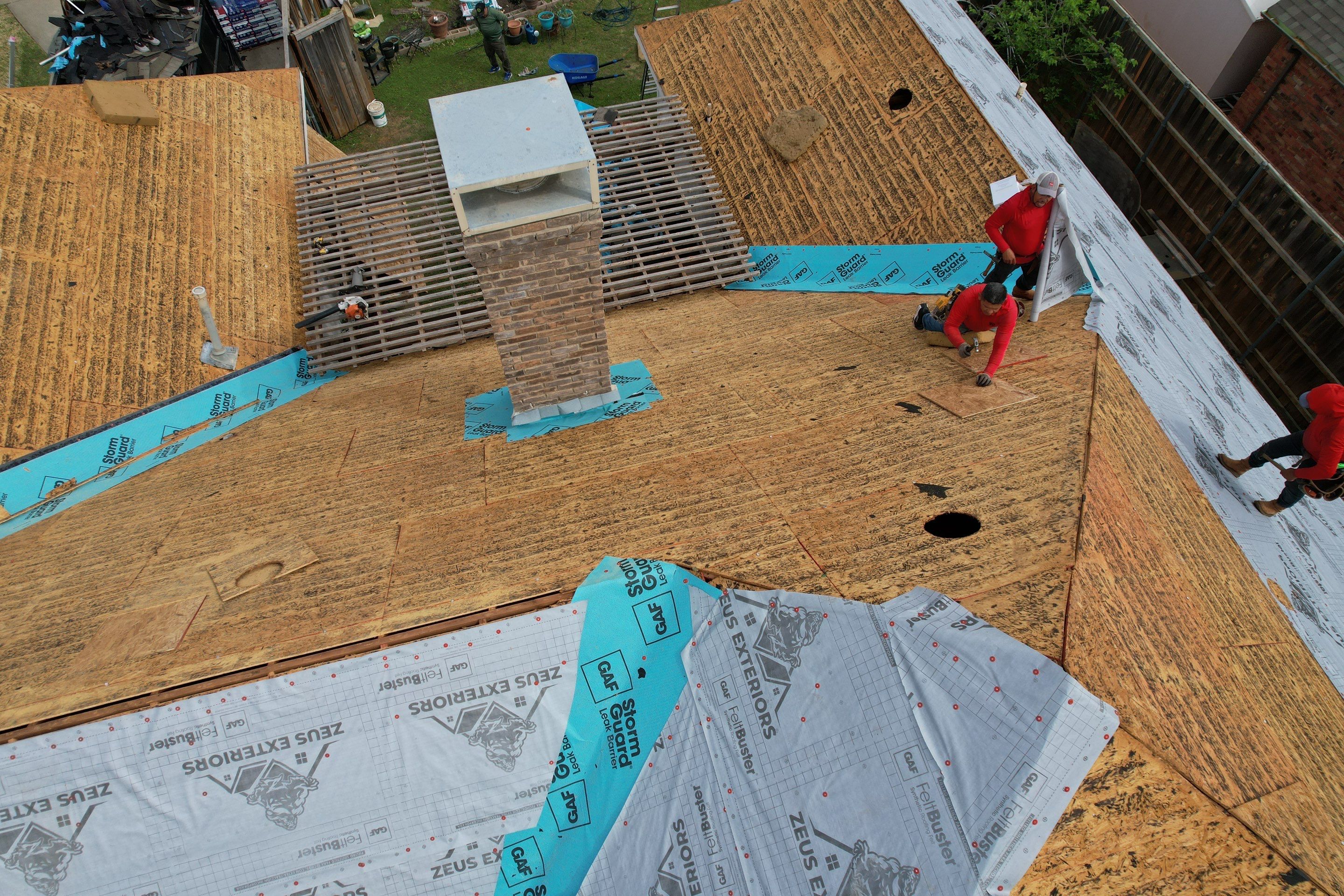 Project in Allen by Zeus Exteriors